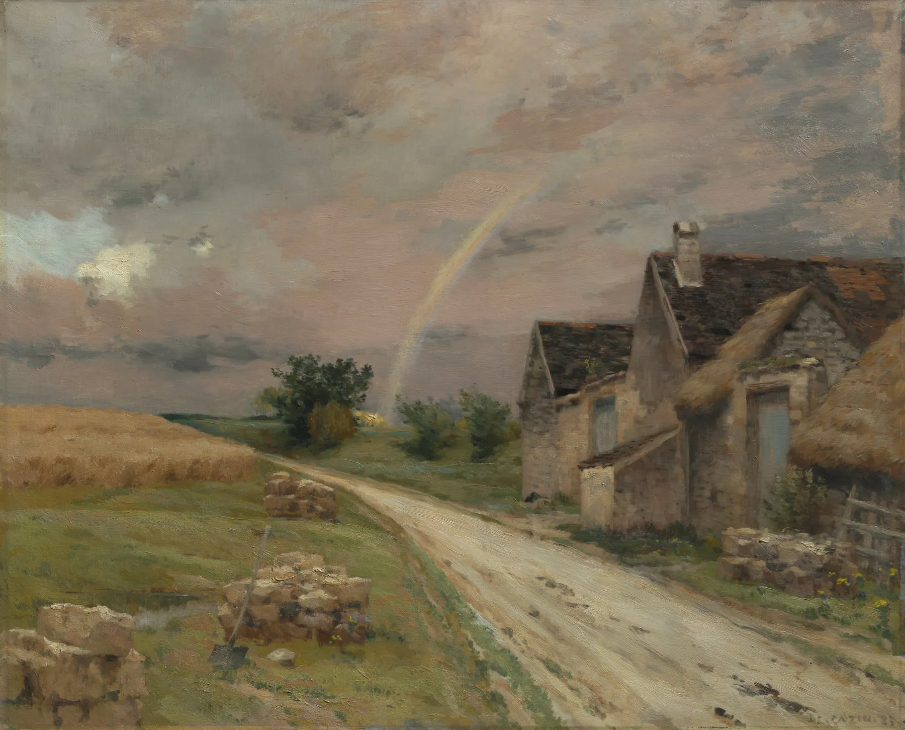 El arcoíris, Achères la Forêt, de Jean-Charles Cazin