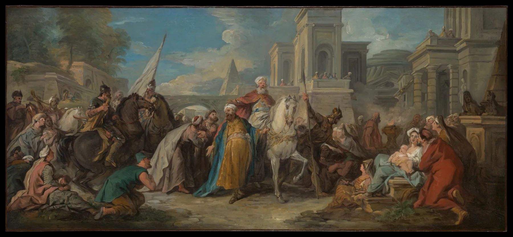 El triunfo de Mardoqueo, de Jean-François de Troy