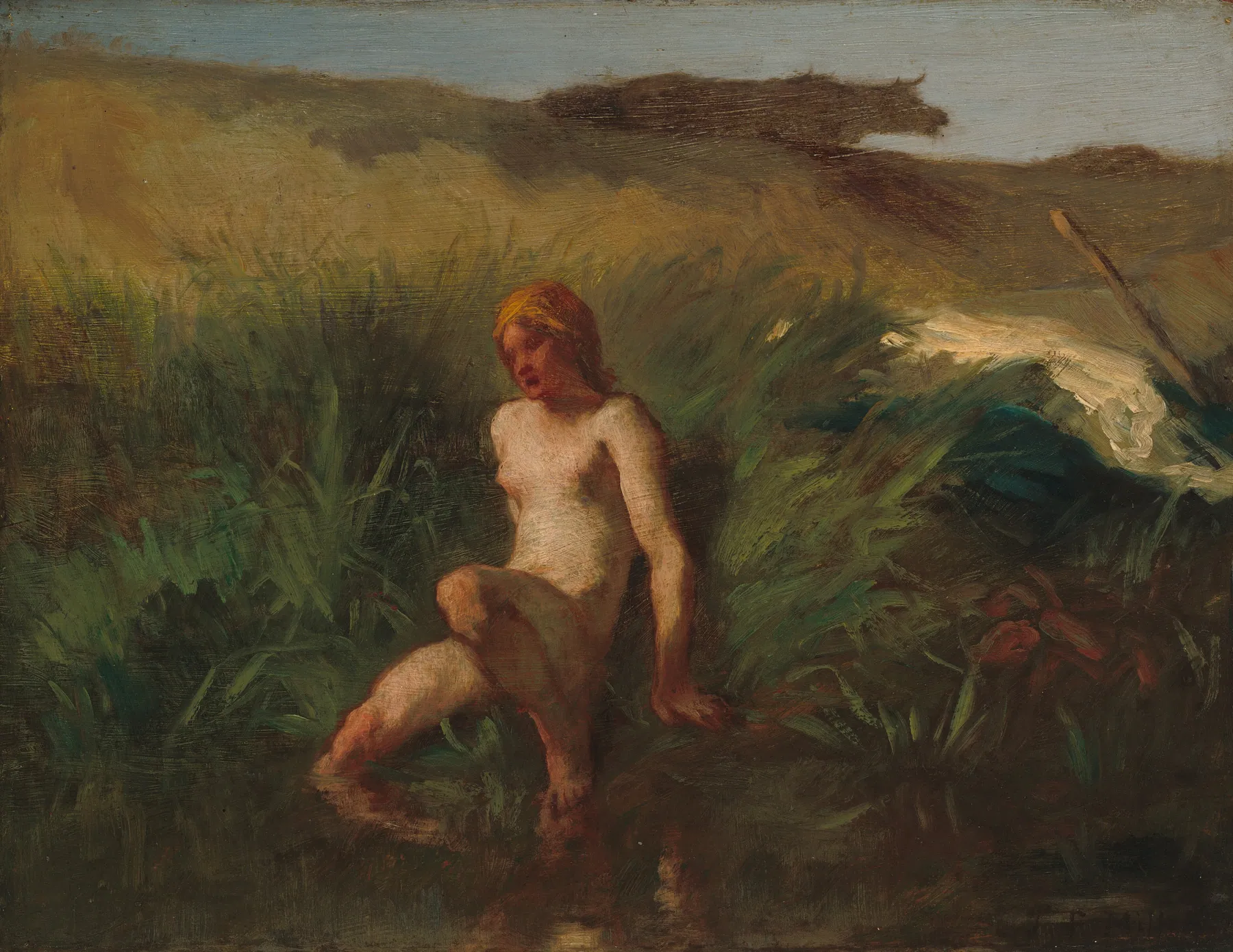 La bañista, de Jean-François Millet