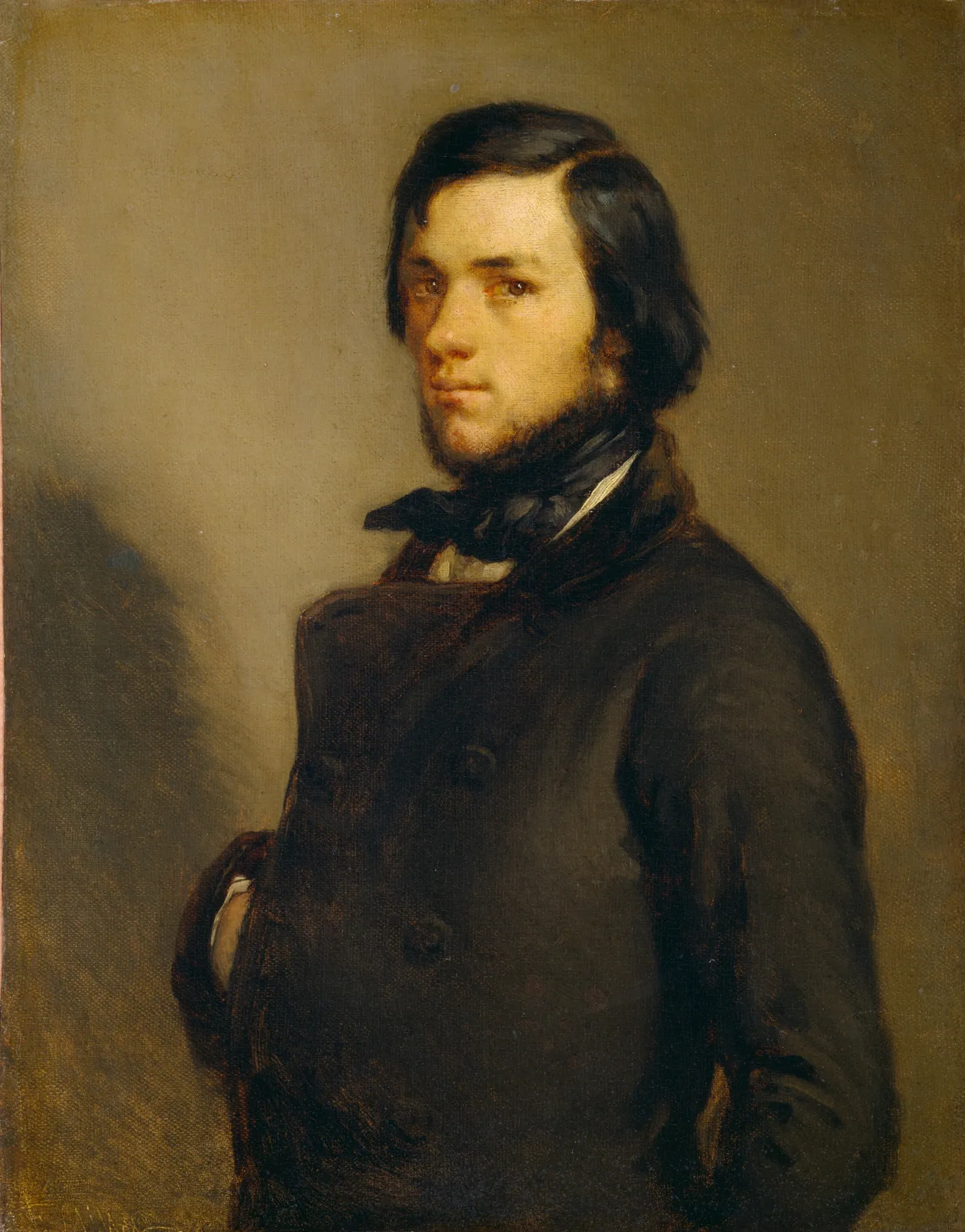 Retrato de un hombre, de Jean-François Millet