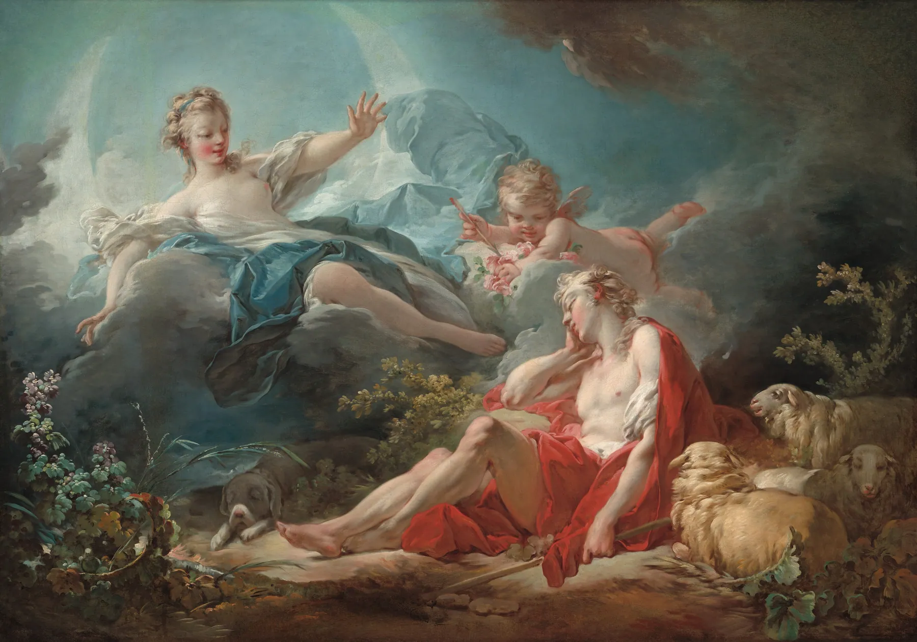 Diana y Endimión, de Jean-Honoré Fragonard