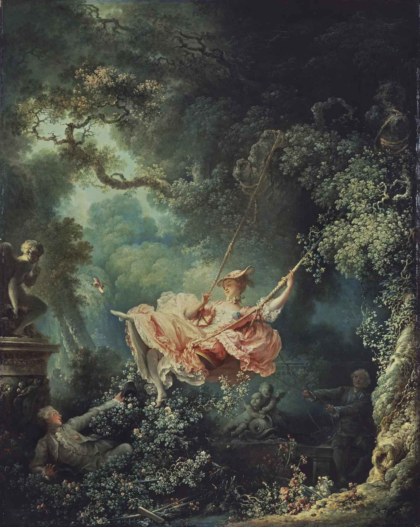 El columpio, de Jean-Honoré Fragonard