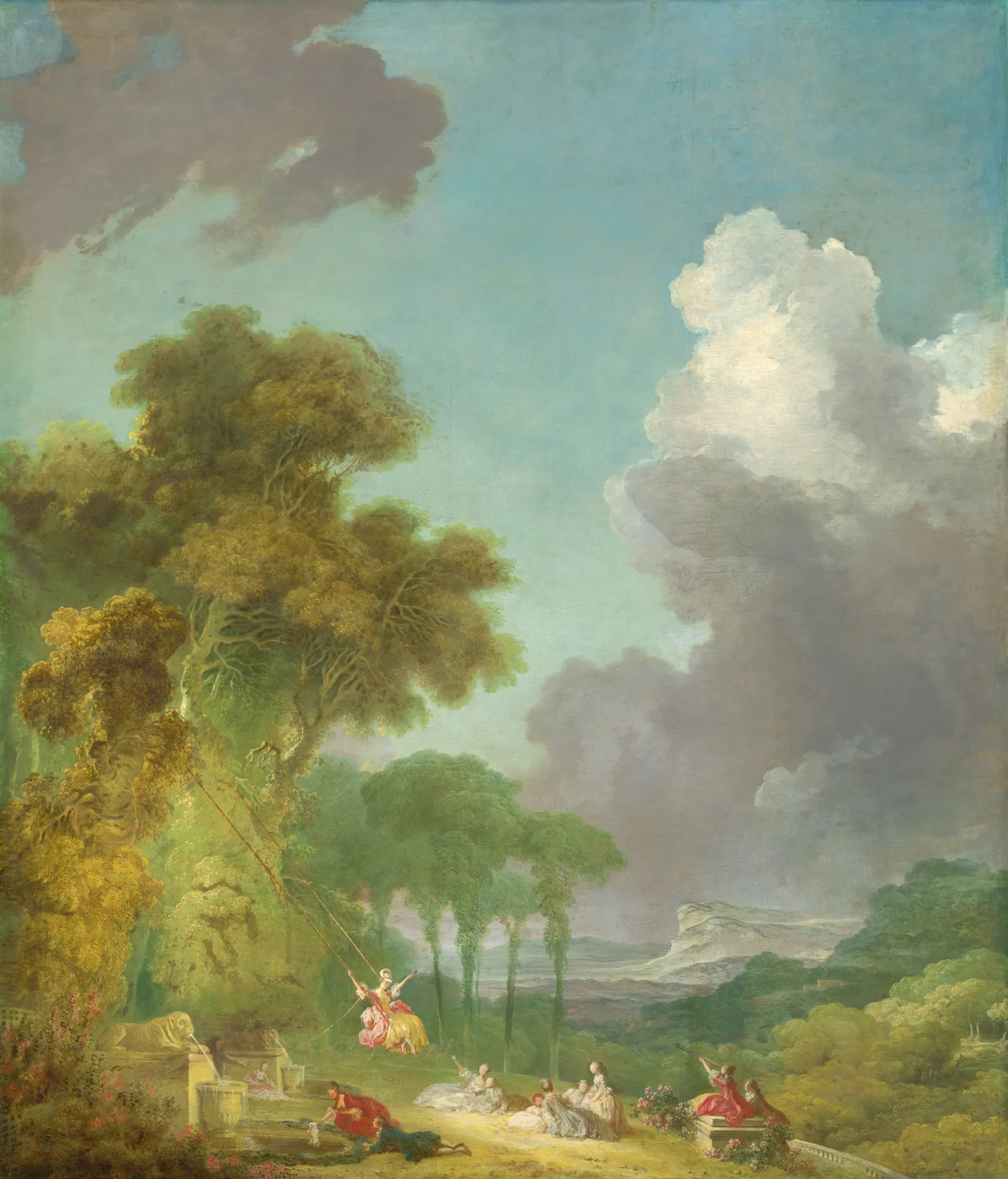 El columpio, de Jean-Honoré Fragonard
