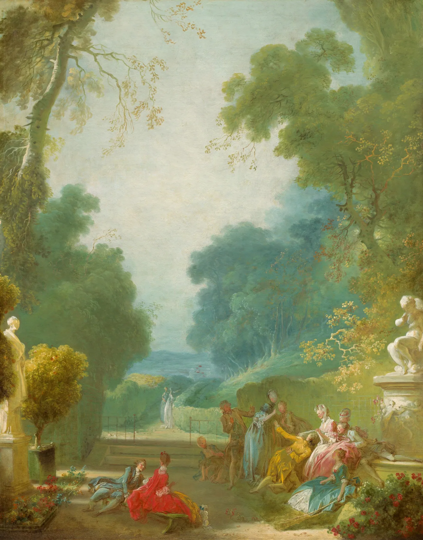 El juego de la gallina ciega de manos, de Jean-Honoré Fragonard