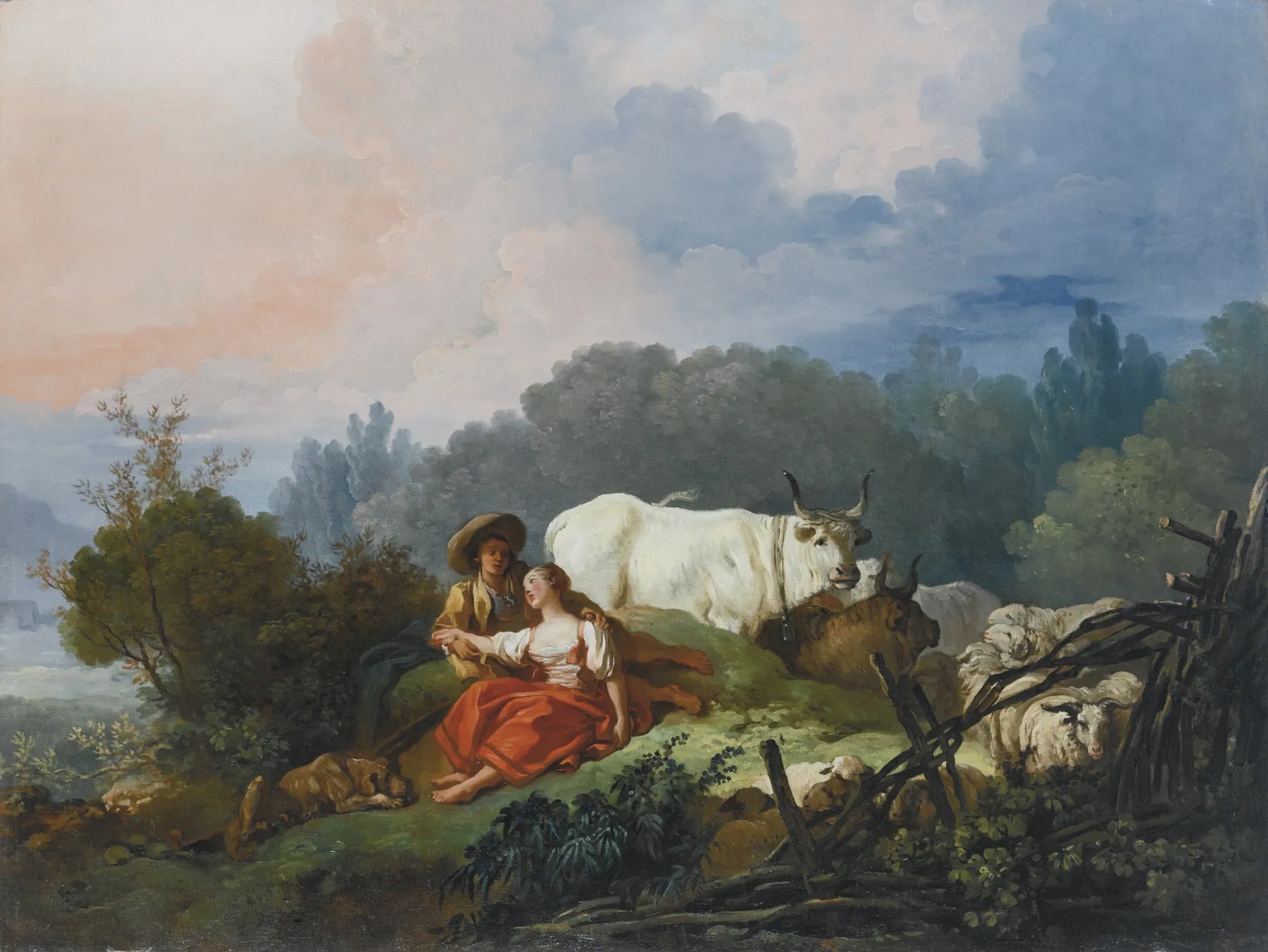 El pastorcillo, de Jean-Honoré Fragonard