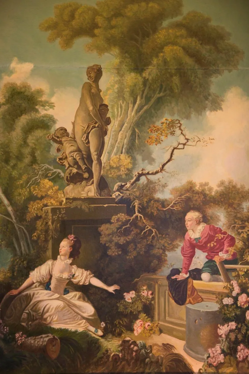 El progreso del amor. El encuentro, de Jean-Honoré Fragonard