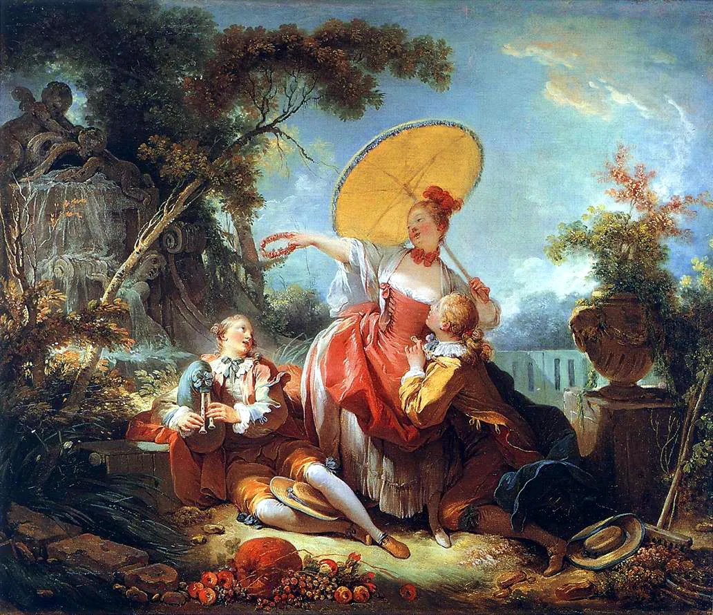 La musa de la música, de Jean-Honoré Fragonard