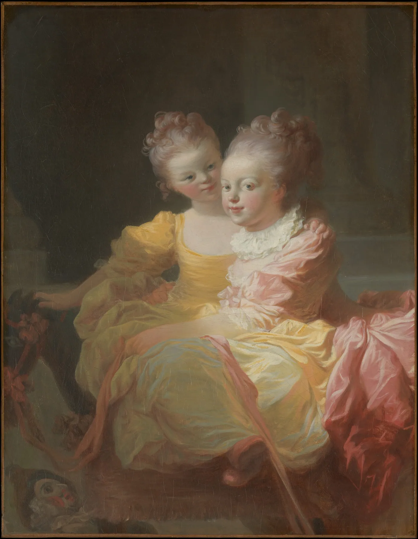 Las dos hermanas, de Jean-Honoré Fragonard
