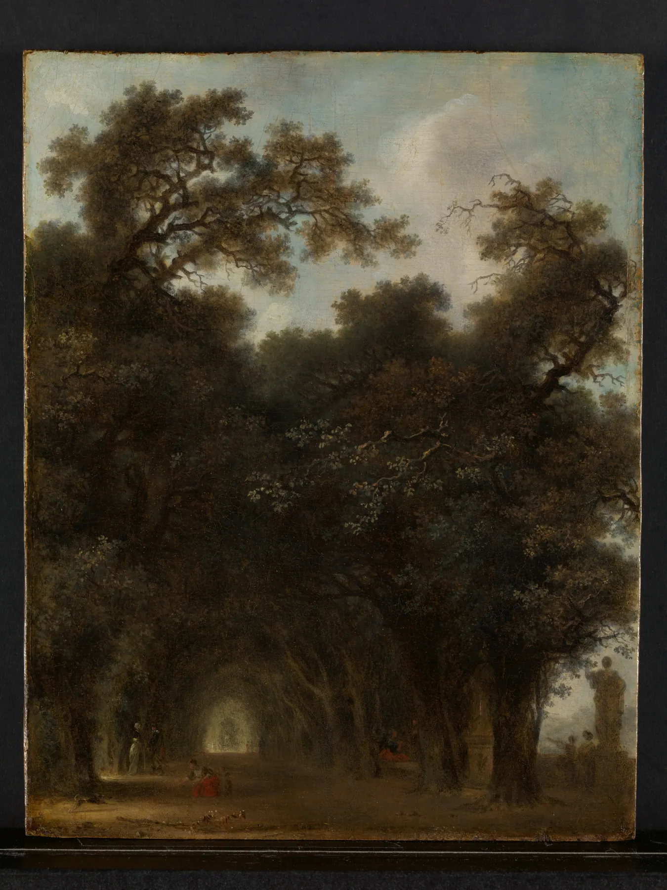 Una avenida sombreada, de Jean-Honoré Fragonard