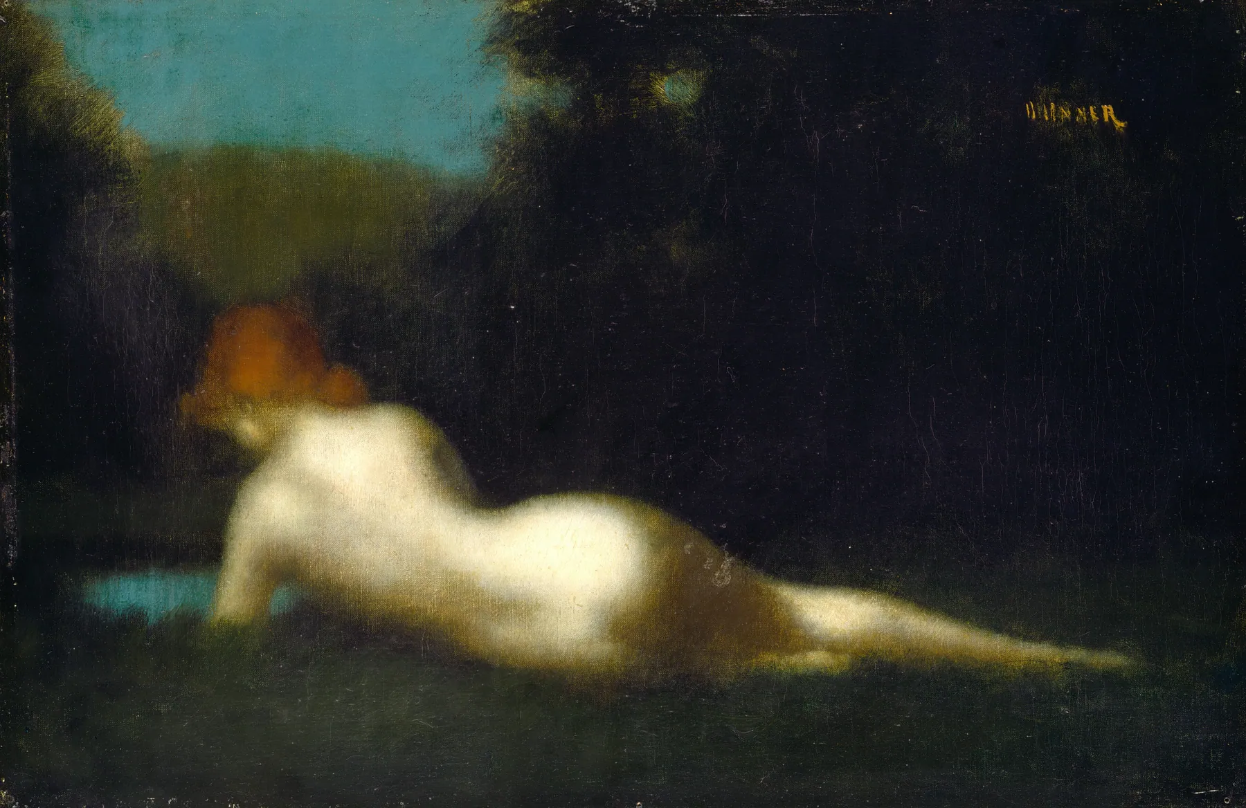 Desnudo reclinado, de Jean-Jacques Henner