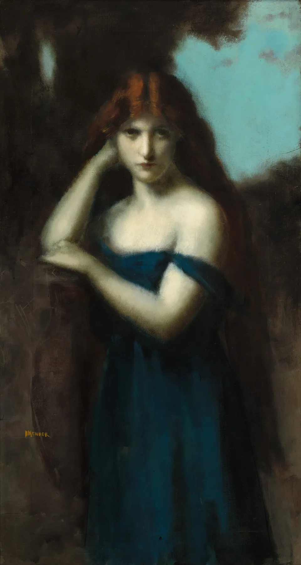 Mujer de pie, de Jean-Jacques Henner