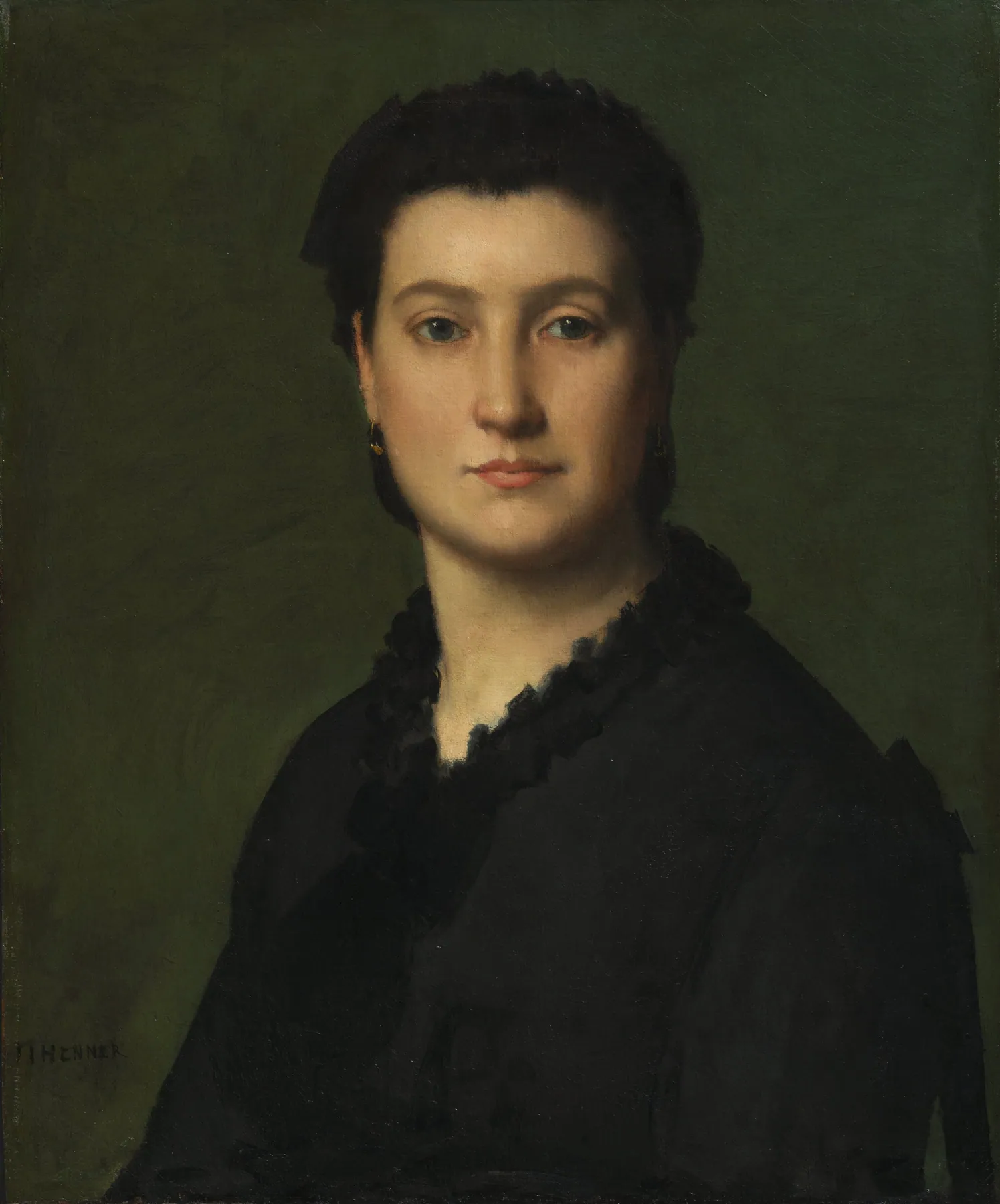 Retrato de una mujer, de Jean-Jacques Henner