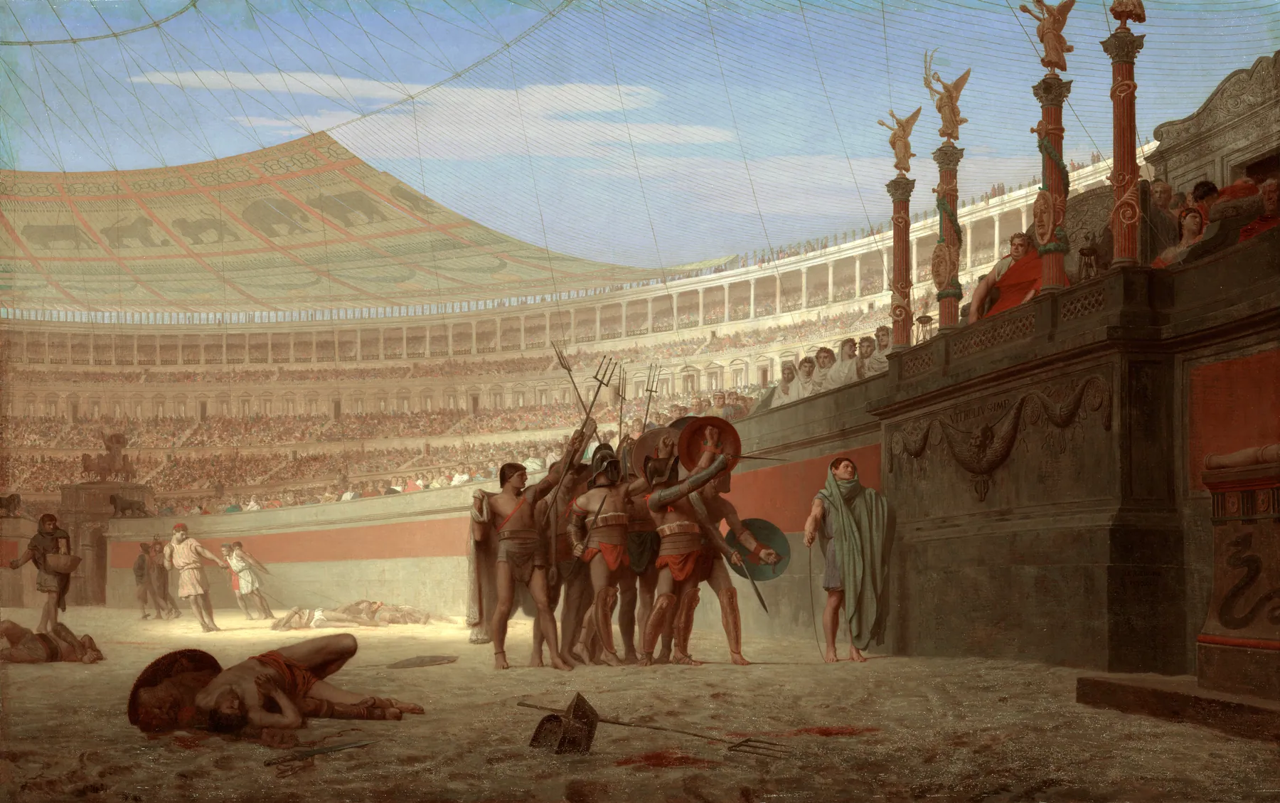 Ave Caesar Morituri Te Salutant, de Jean-Léon Gérôme