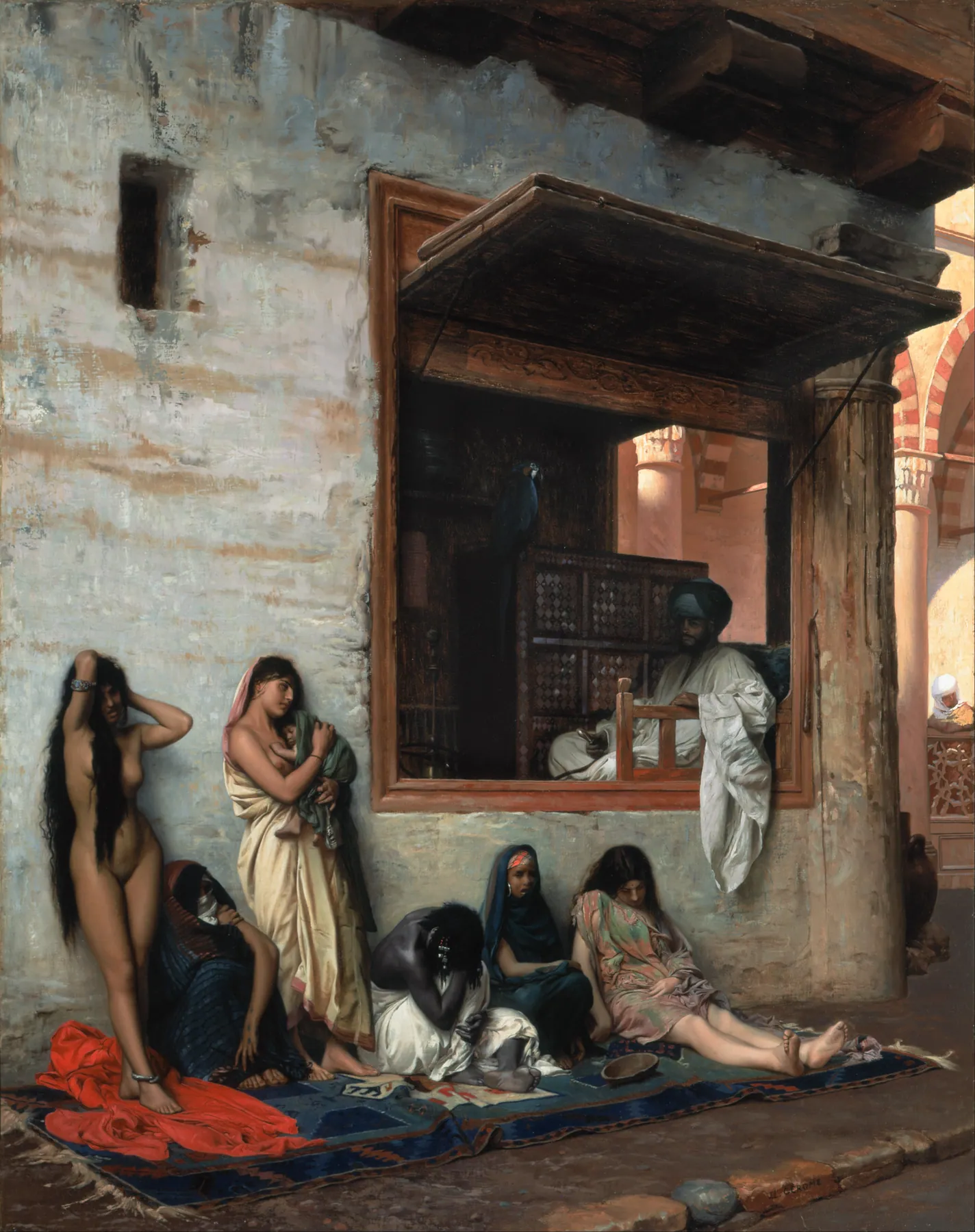 El mercado de esclavos, de Jean-Léon Gérôme