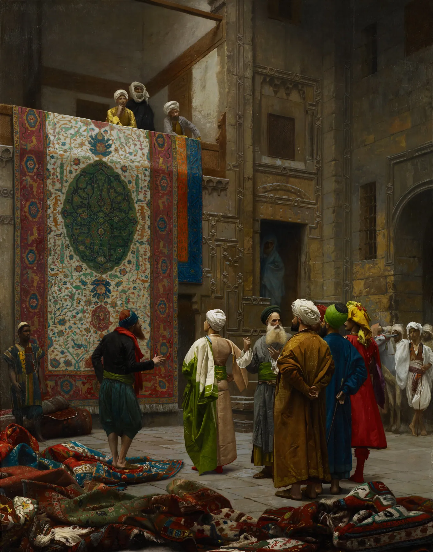 Mercader de alfombras en El Cairo, de Jean-Léon Gérôme