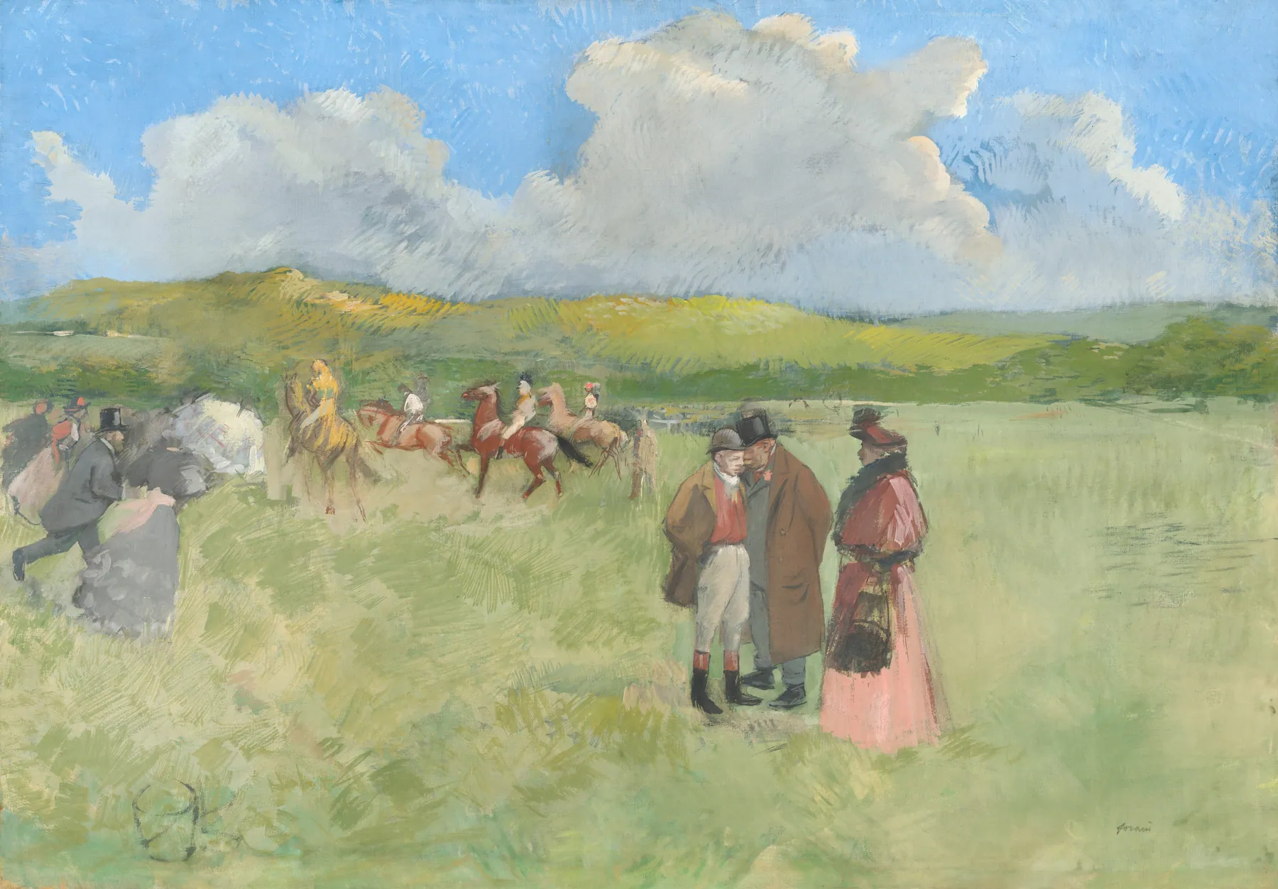 El hipódromo, de Jean-Louis Forain