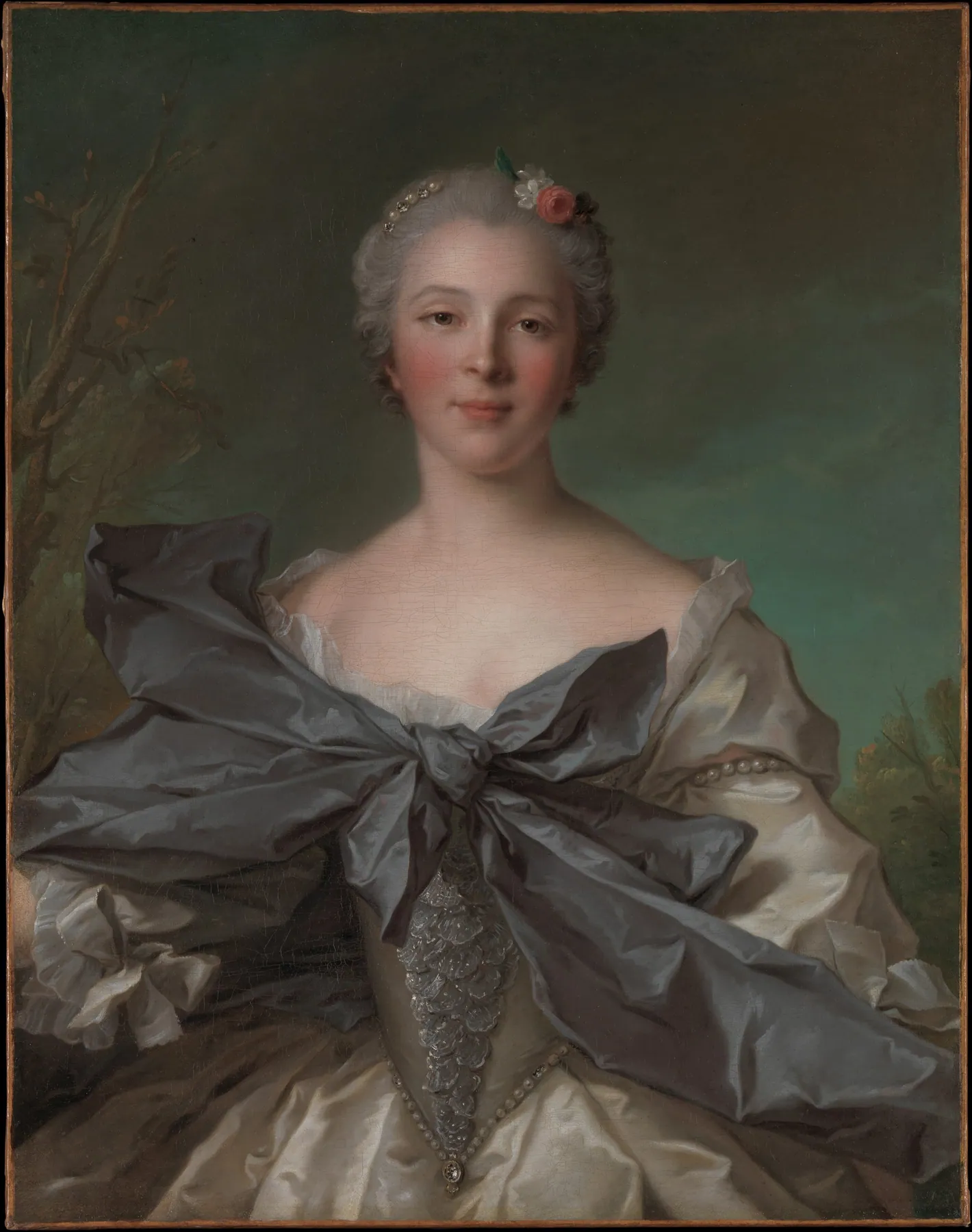 Marie Françoise de La Cropte de St. Abre, marquesa de Argence (nacida en 1714), de Jean-Marc Nattier