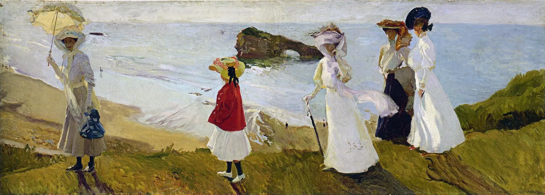 Paseo del faro, de Joaquín Sorolla