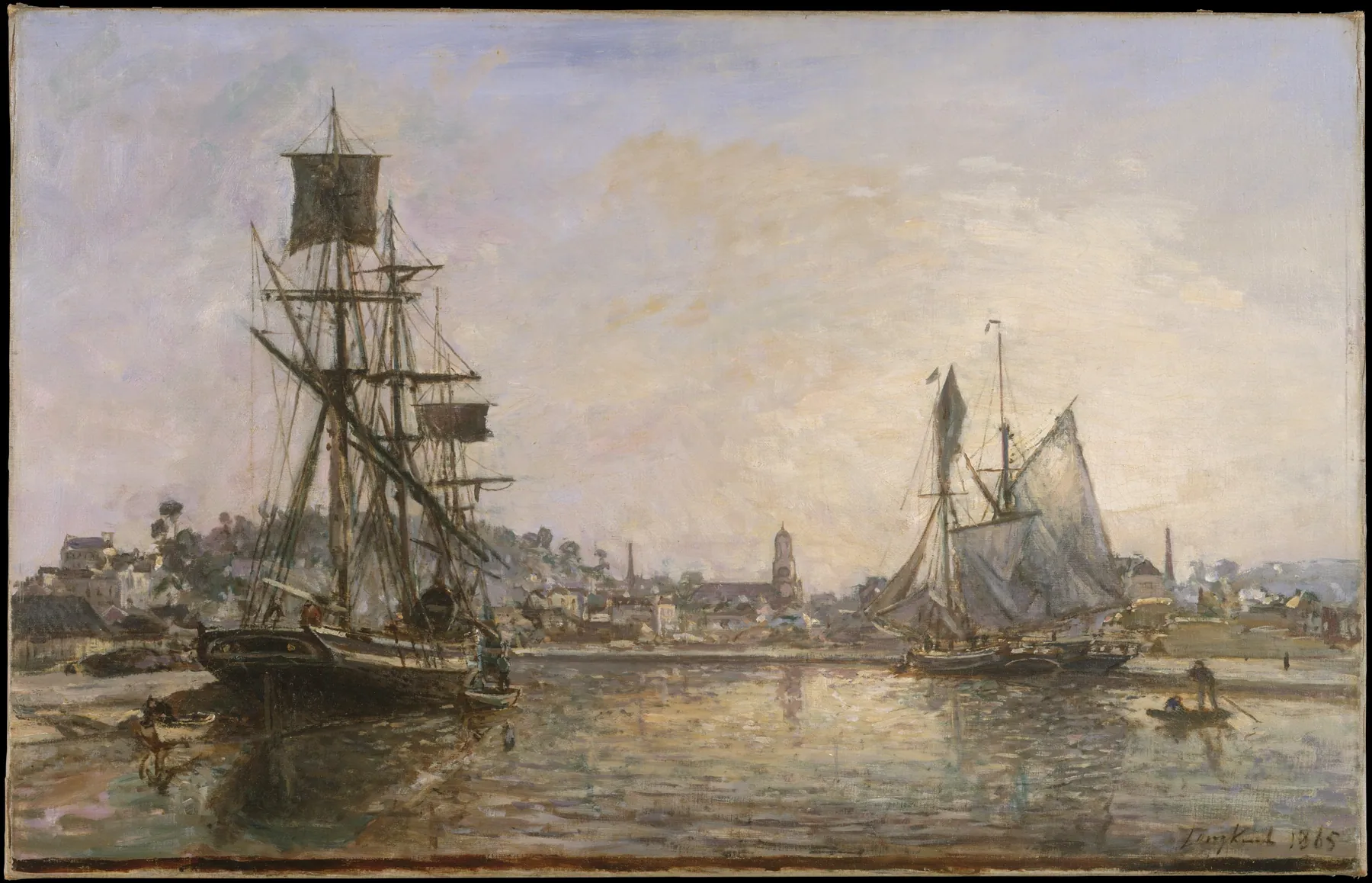 Honfleur, de Johan Barthold Jongkind