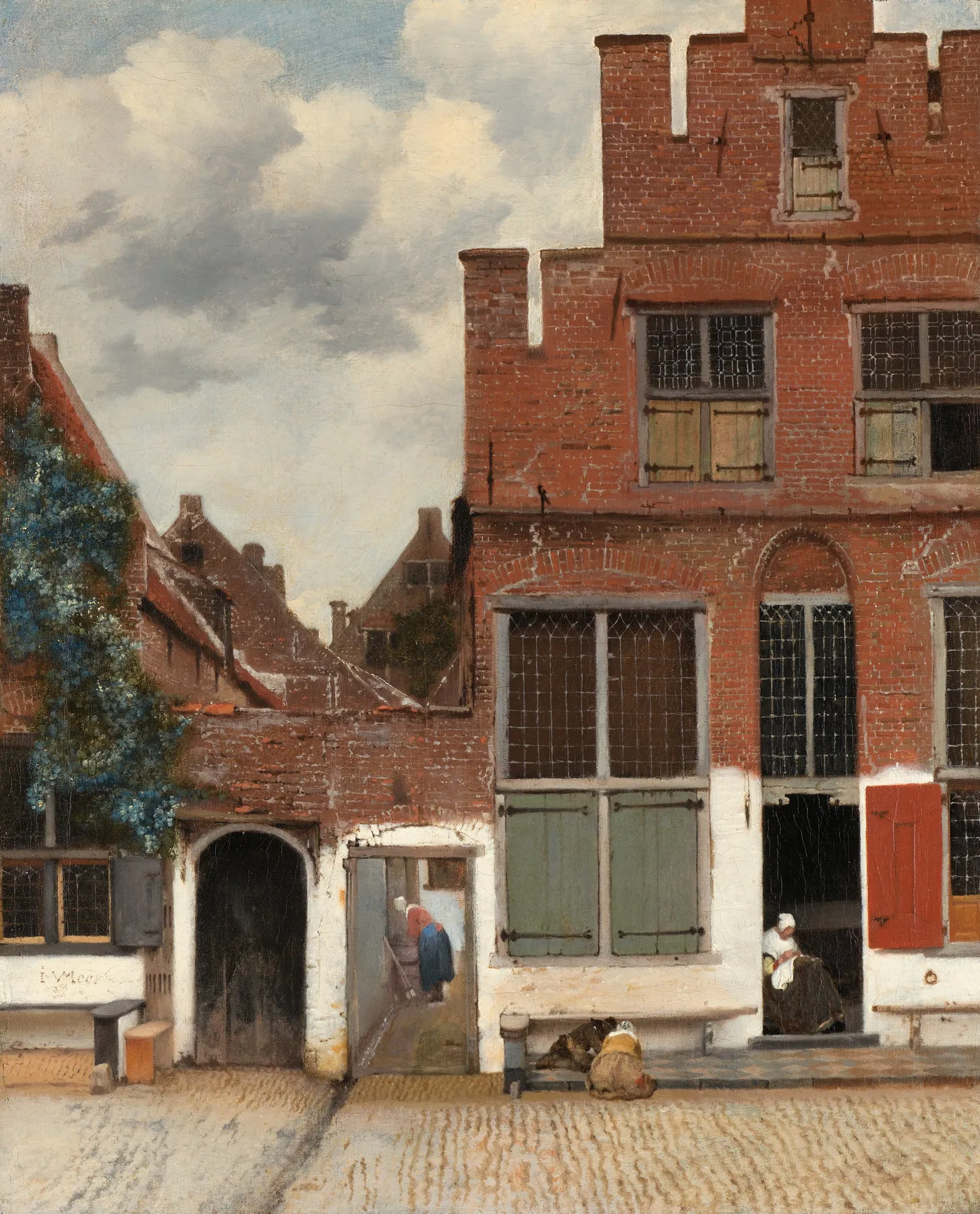 La callejuela, de Johannes Vermeer