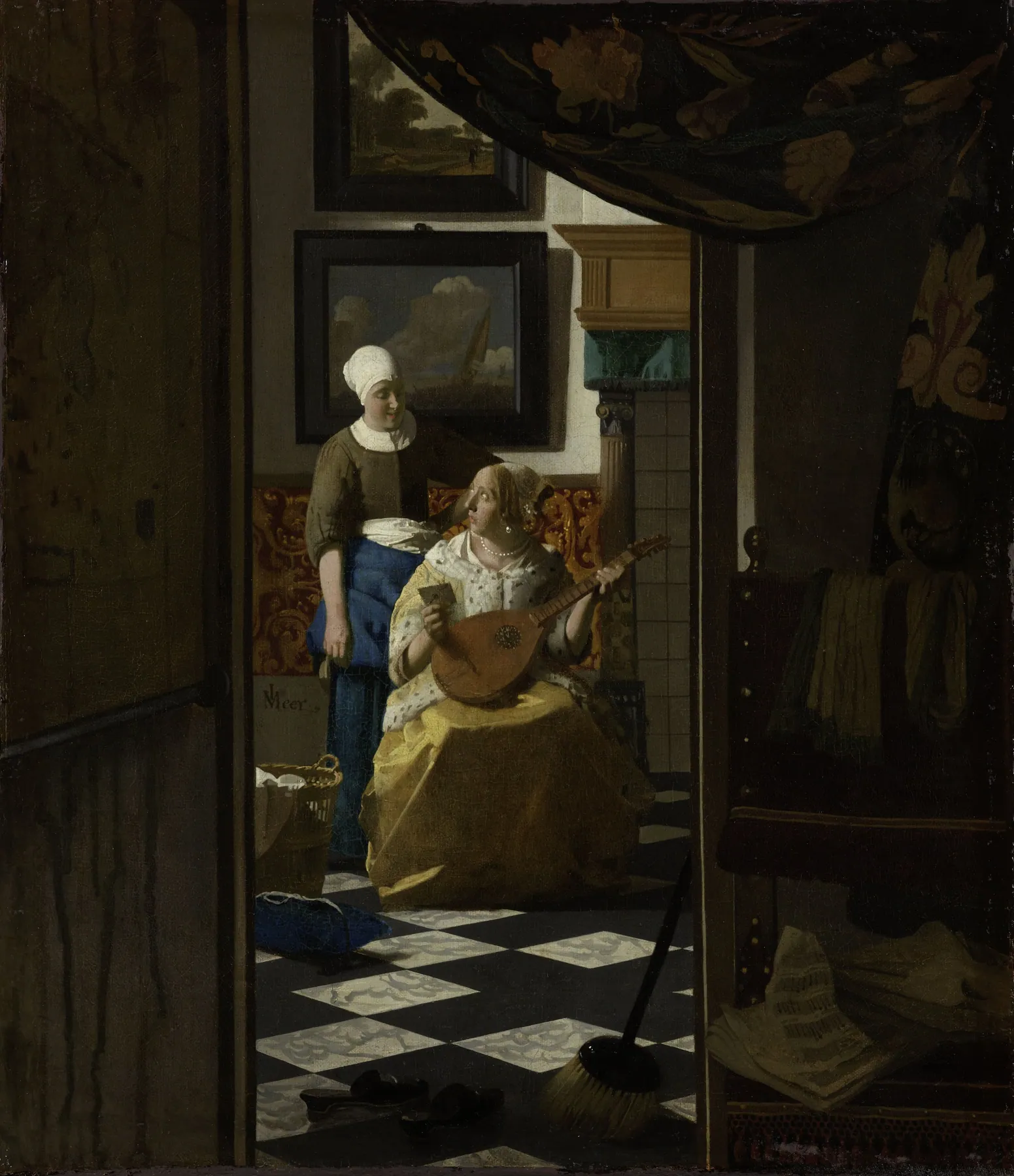 La carta de amor, de Johannes Vermeer