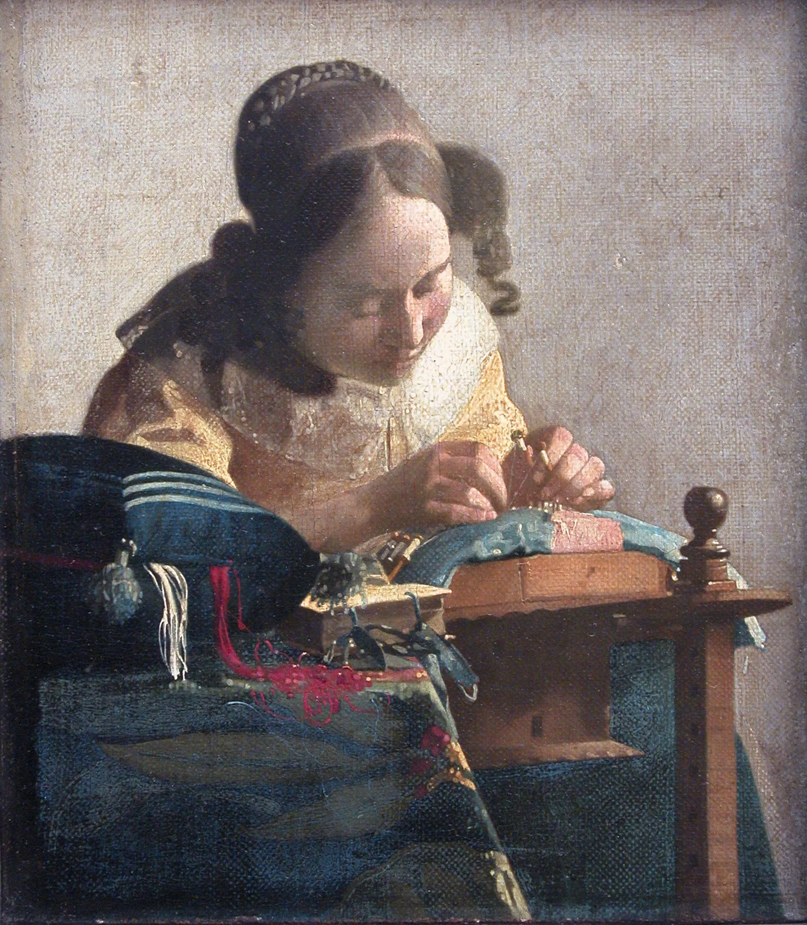 La encajera, de Johannes Vermeer