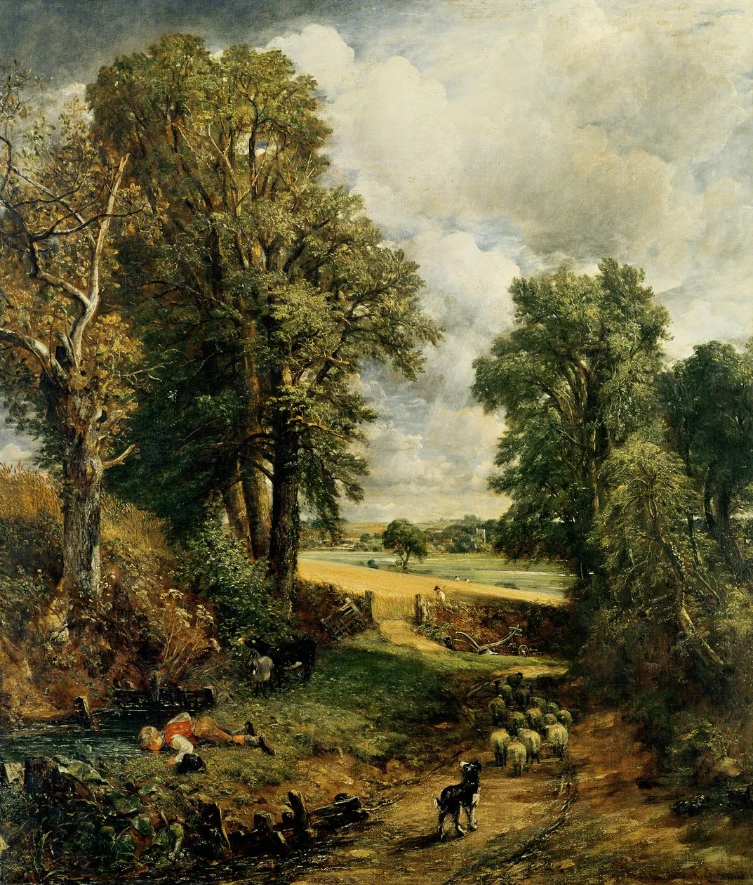 Campo de trigo, de John Constable