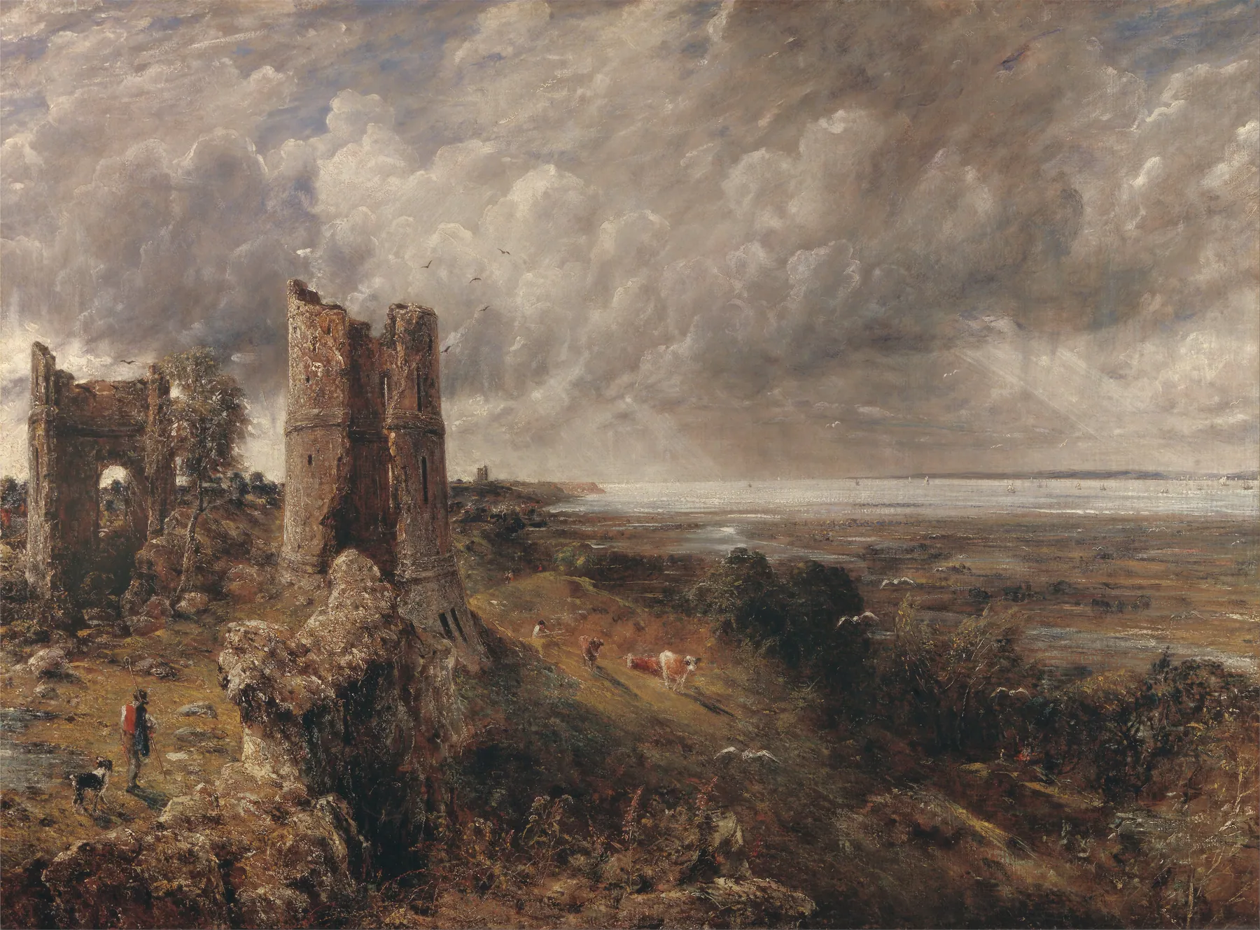 Castillo de Hadleigh, de John Constable