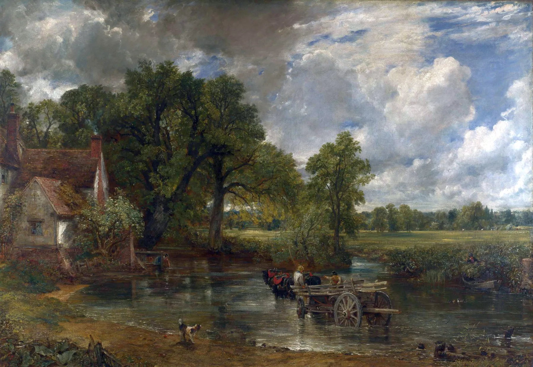 El carro de heno, de John Constable