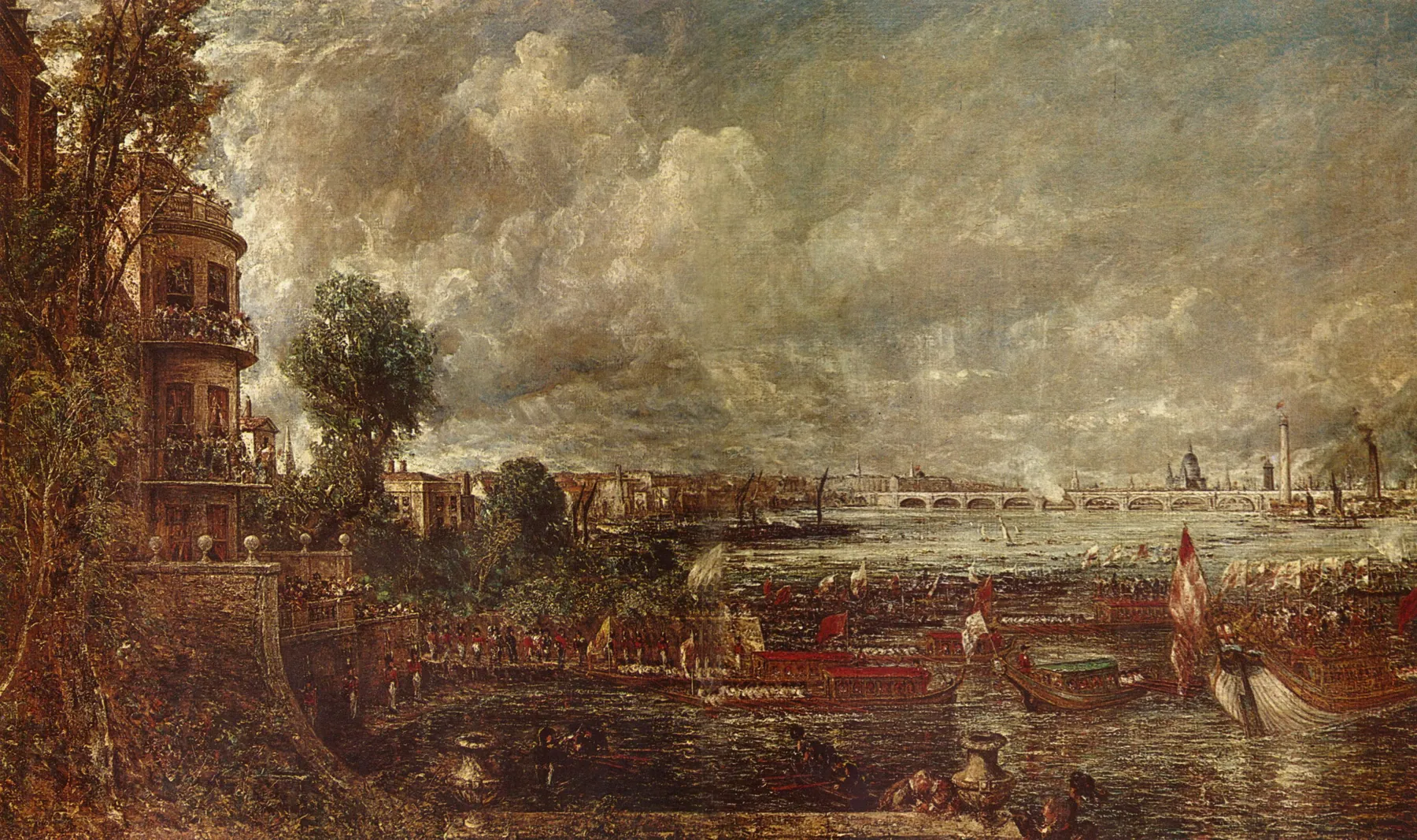 La apertura del puente de Waterloo, de John Constable