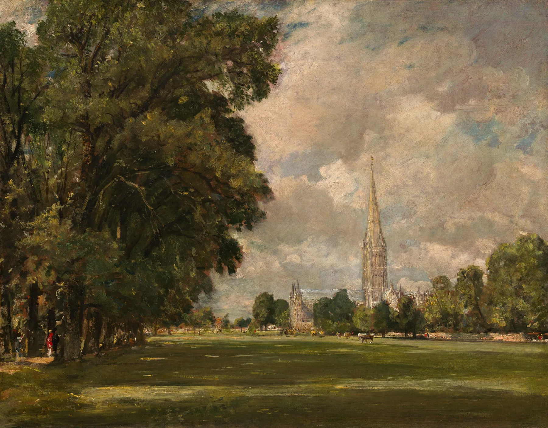 La catedral de Salisbury desde Lower Marsh Close, de John Constable