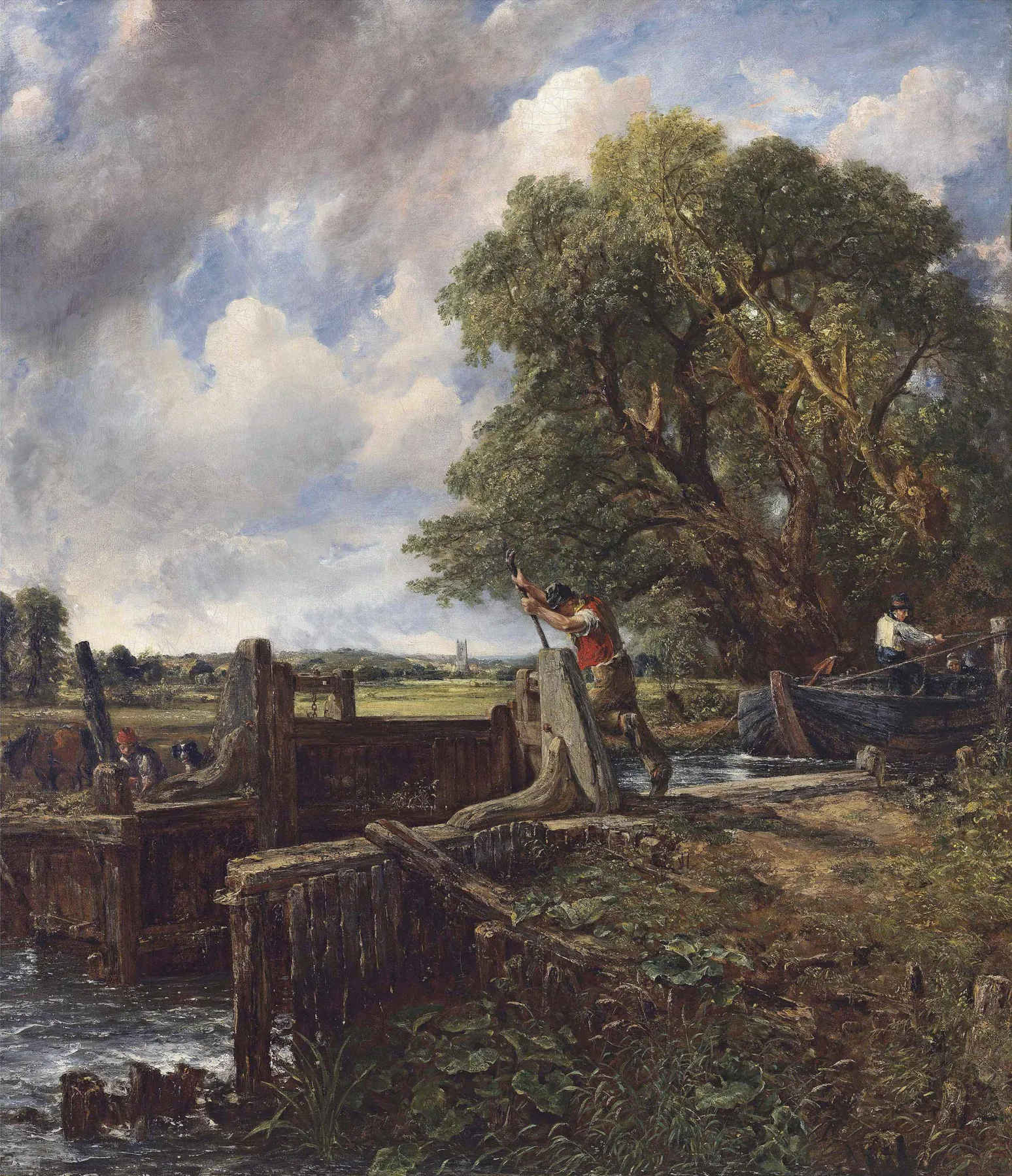 La esclusa, de John Constable