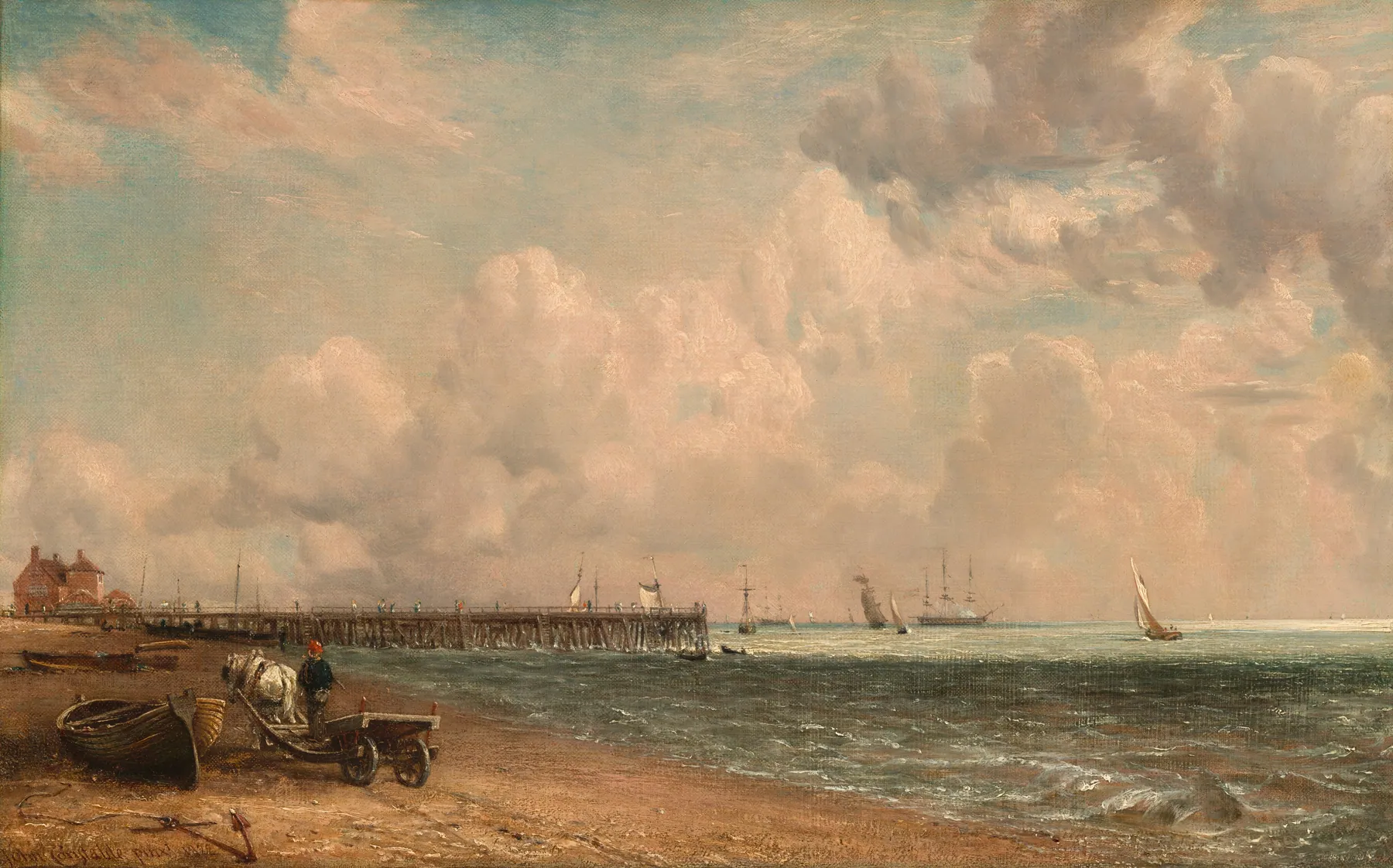 Playa de Yarmouth, de John Constable
