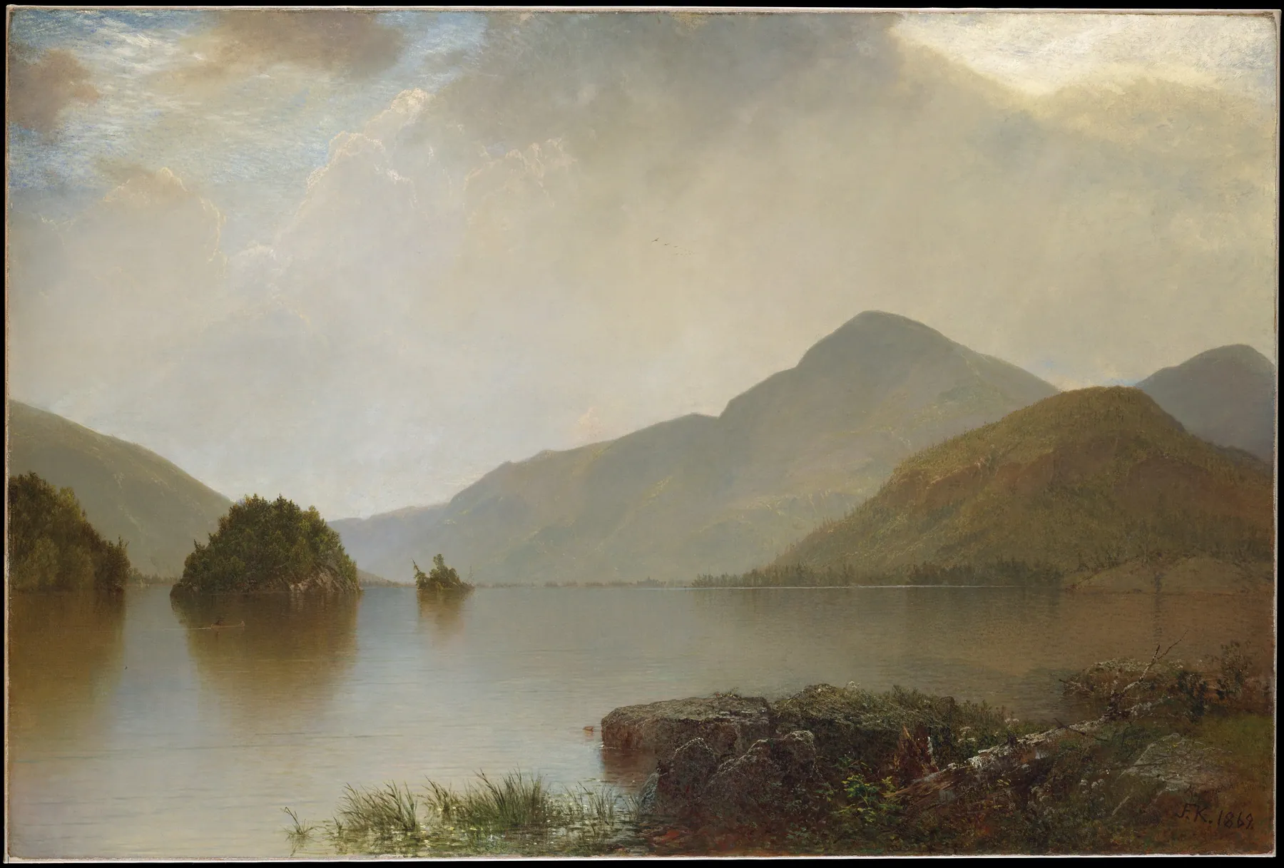 Lago George, de John Frederick Kensett