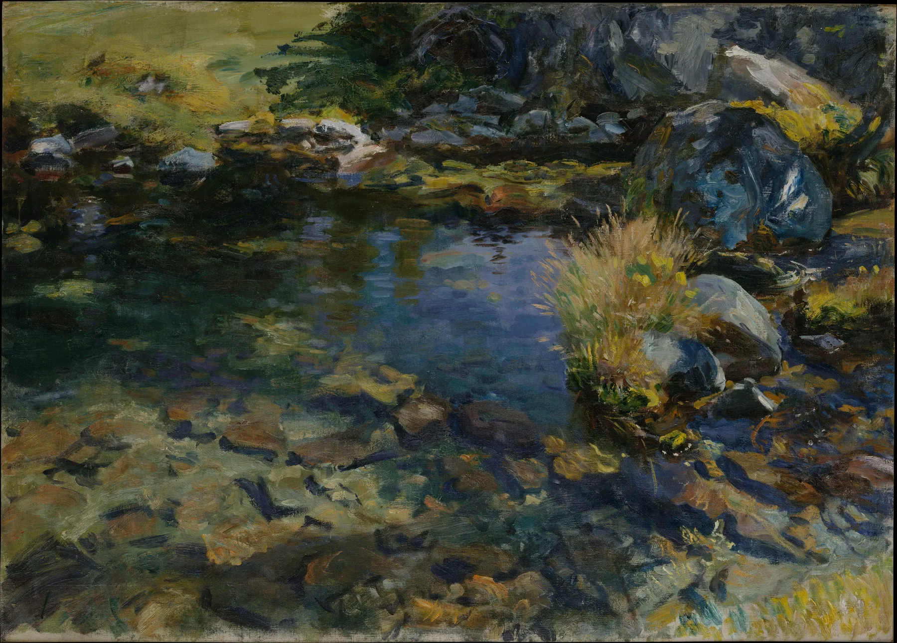 Alberca alpina, de John Singer Sargent