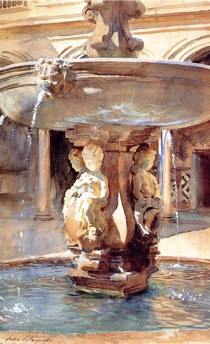 Fuente en España, de John Singer Sargent