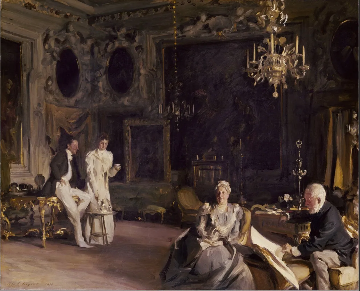 Interior en Venecia, de John Singer Sargent