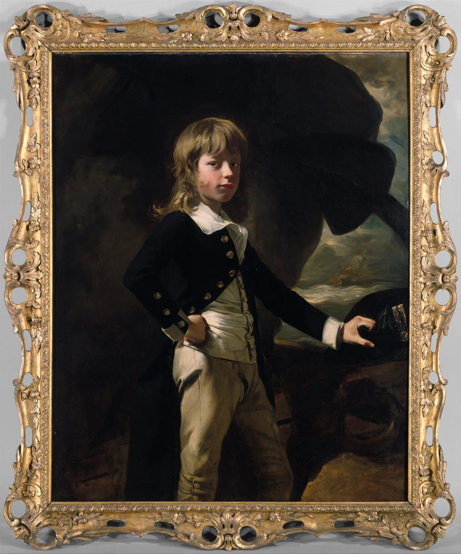 El guardiamarina Augustus Brine, de John Singleton Copley