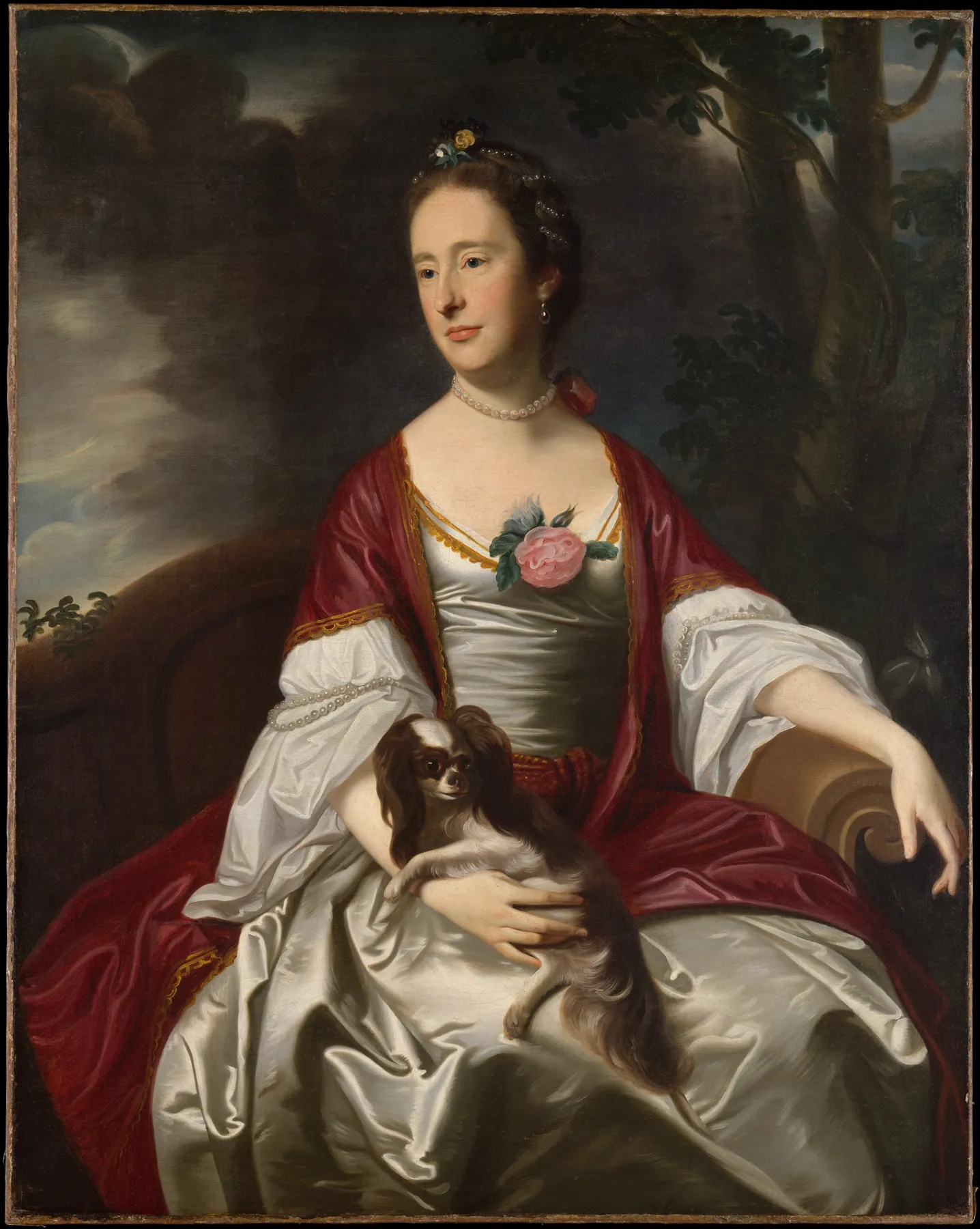 Señora de Jerathmael Bowers, de John Singleton Copley