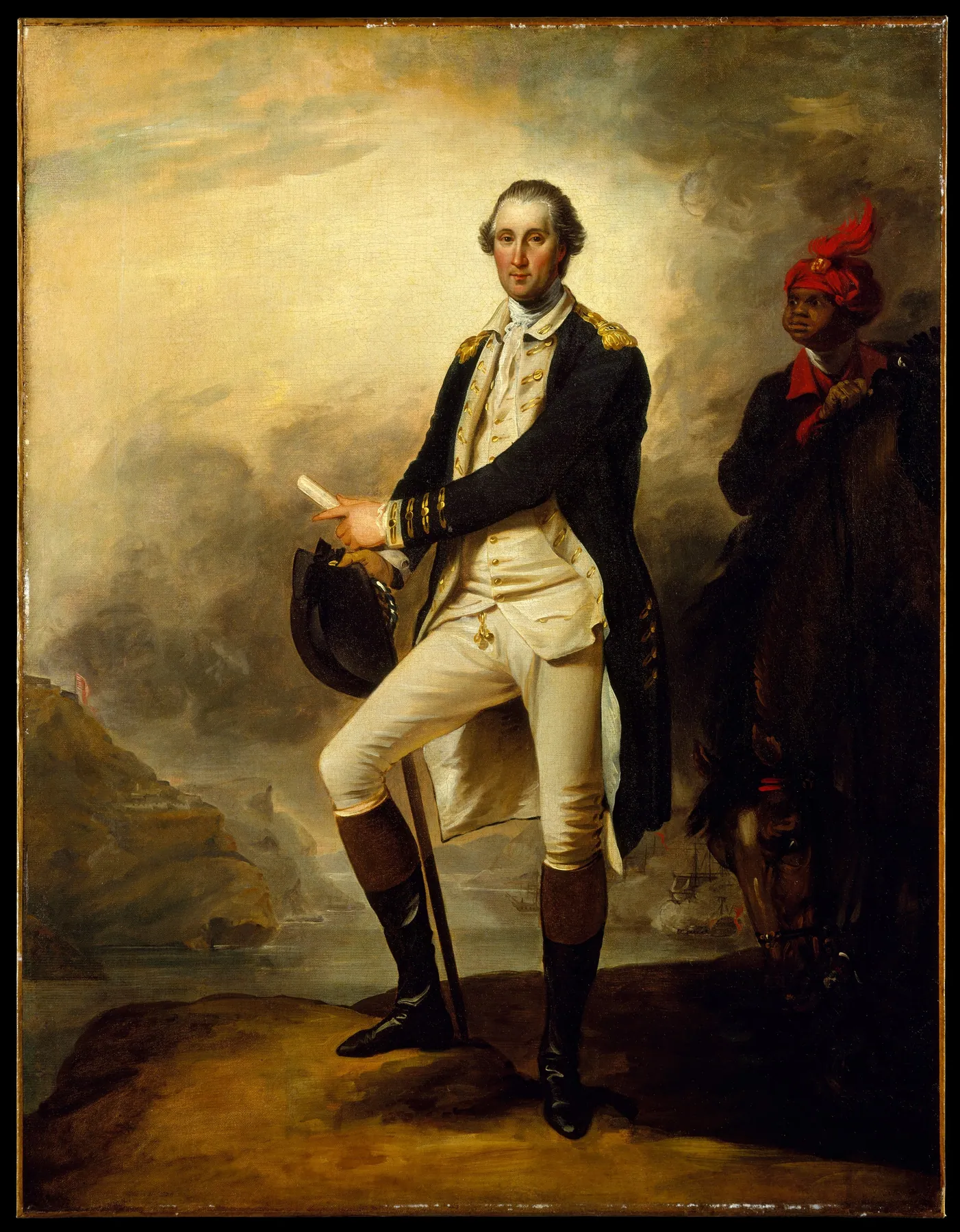George Washington y William Lee (George Washington), de John Trumbull