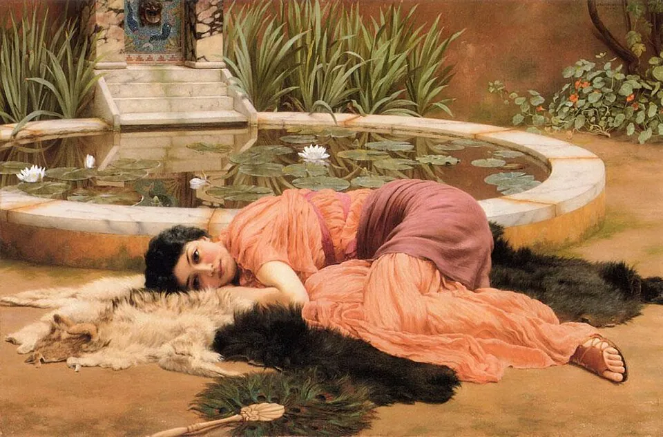 Dulce inactividad, de John William Godward