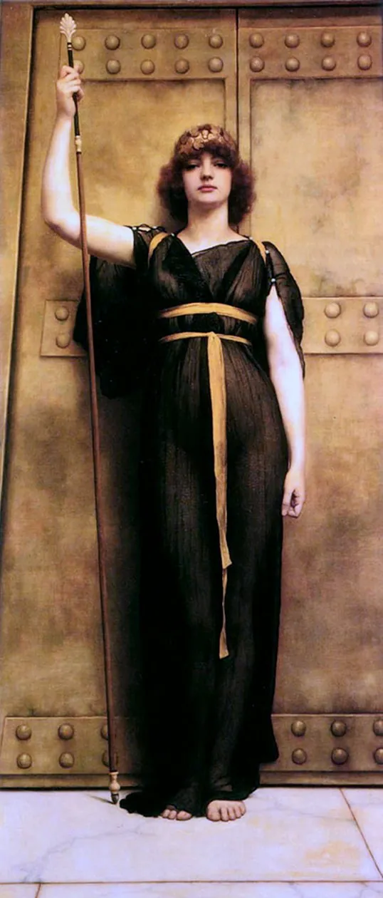 Una sacerdotisa, de John William Godward