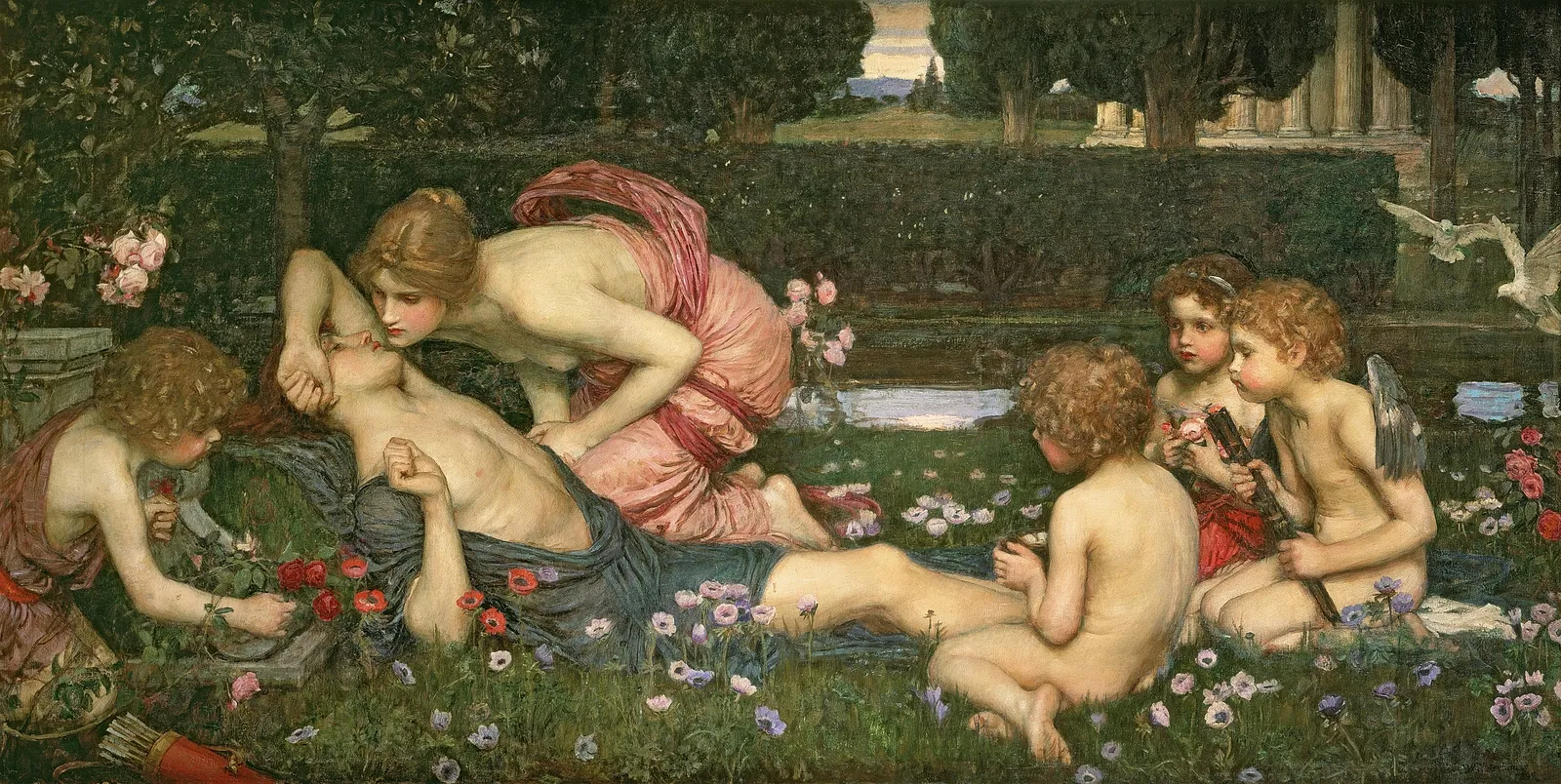 Despertar de Adonis, de John William Waterhouse