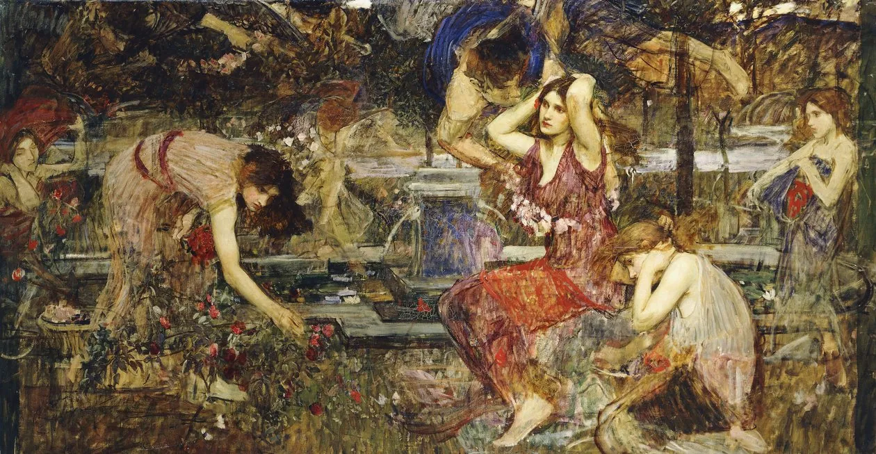 Flora y los Céfiros, de John William Waterhouse
