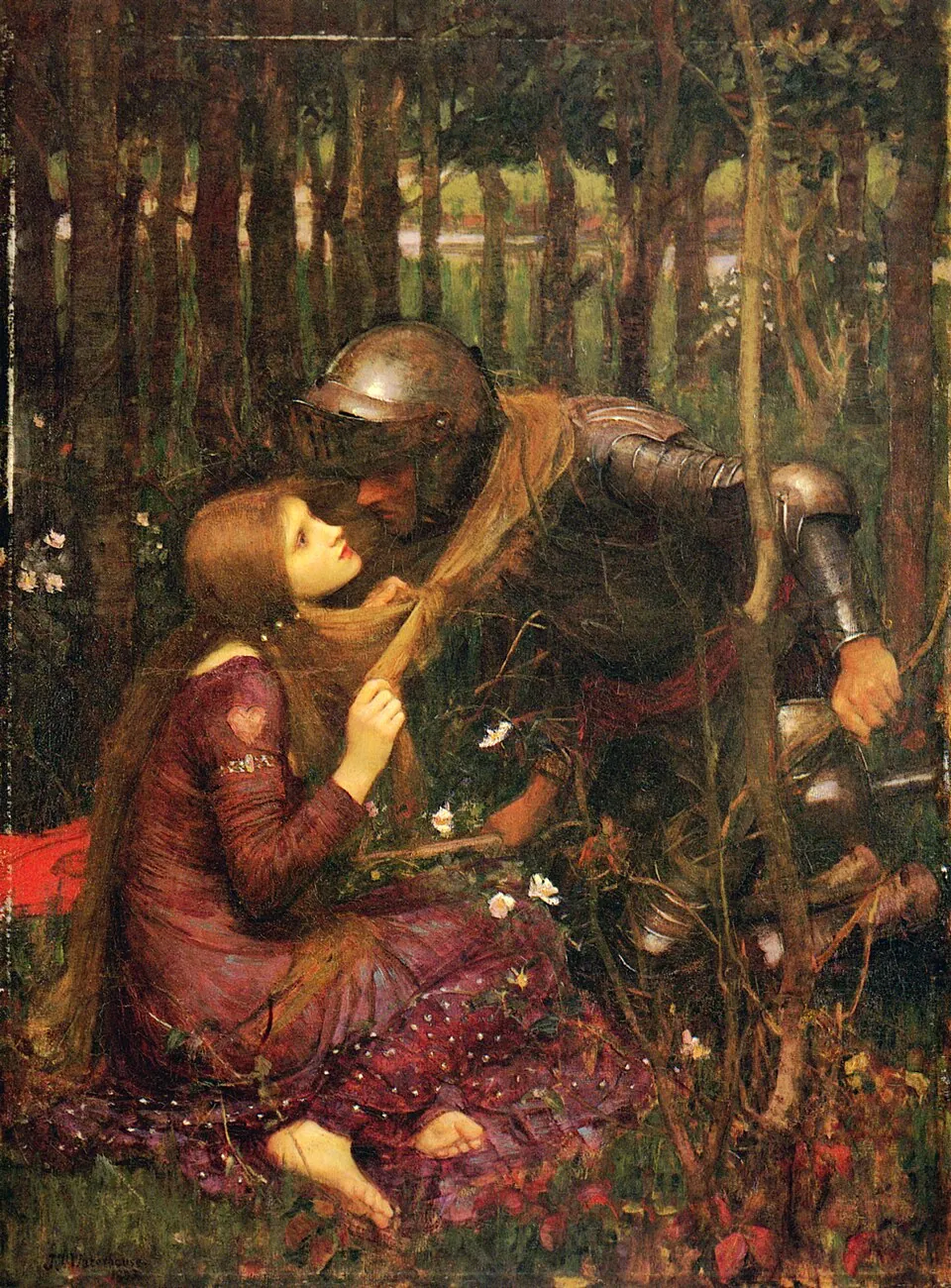 La bella dama sin piedad, de John William Waterhouse