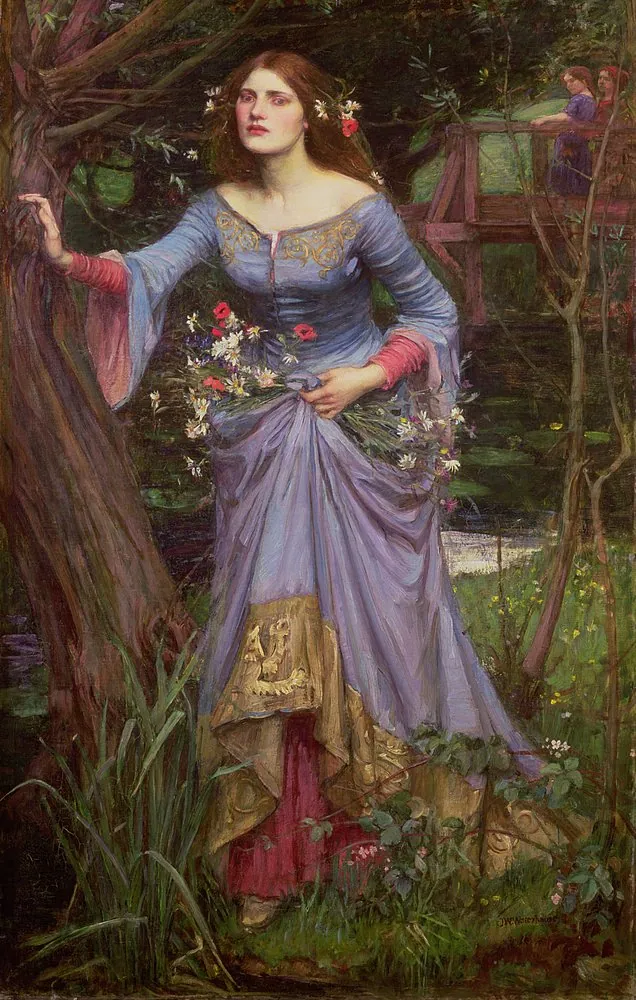 Ofelia (estudio final), de John William Waterhouse