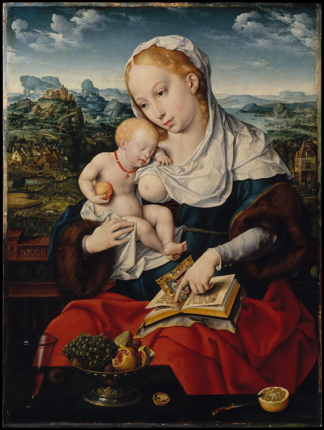 Virgen con el Niño, de Joos van Cleve