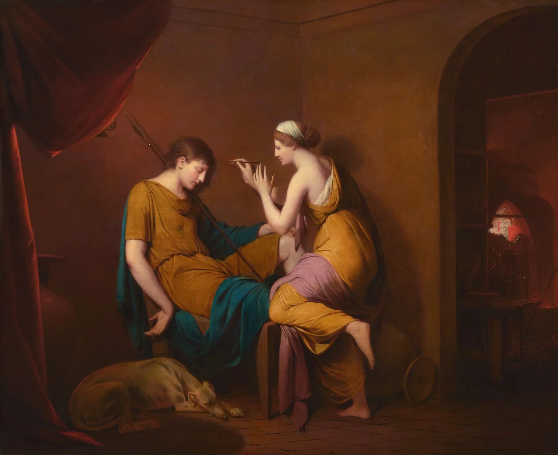 La doncella de Corinto, de Joseph Wright