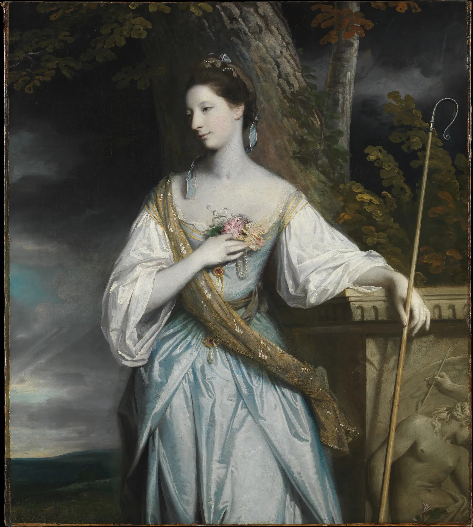 Anne Dashwood (1743–1830), más tarde condesa de Galloway, de Joshua Reynolds