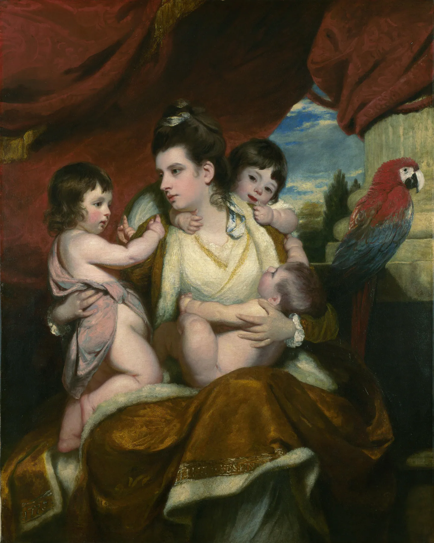 Lady Cockburn y sus tres hijos, de Joshua Reynolds